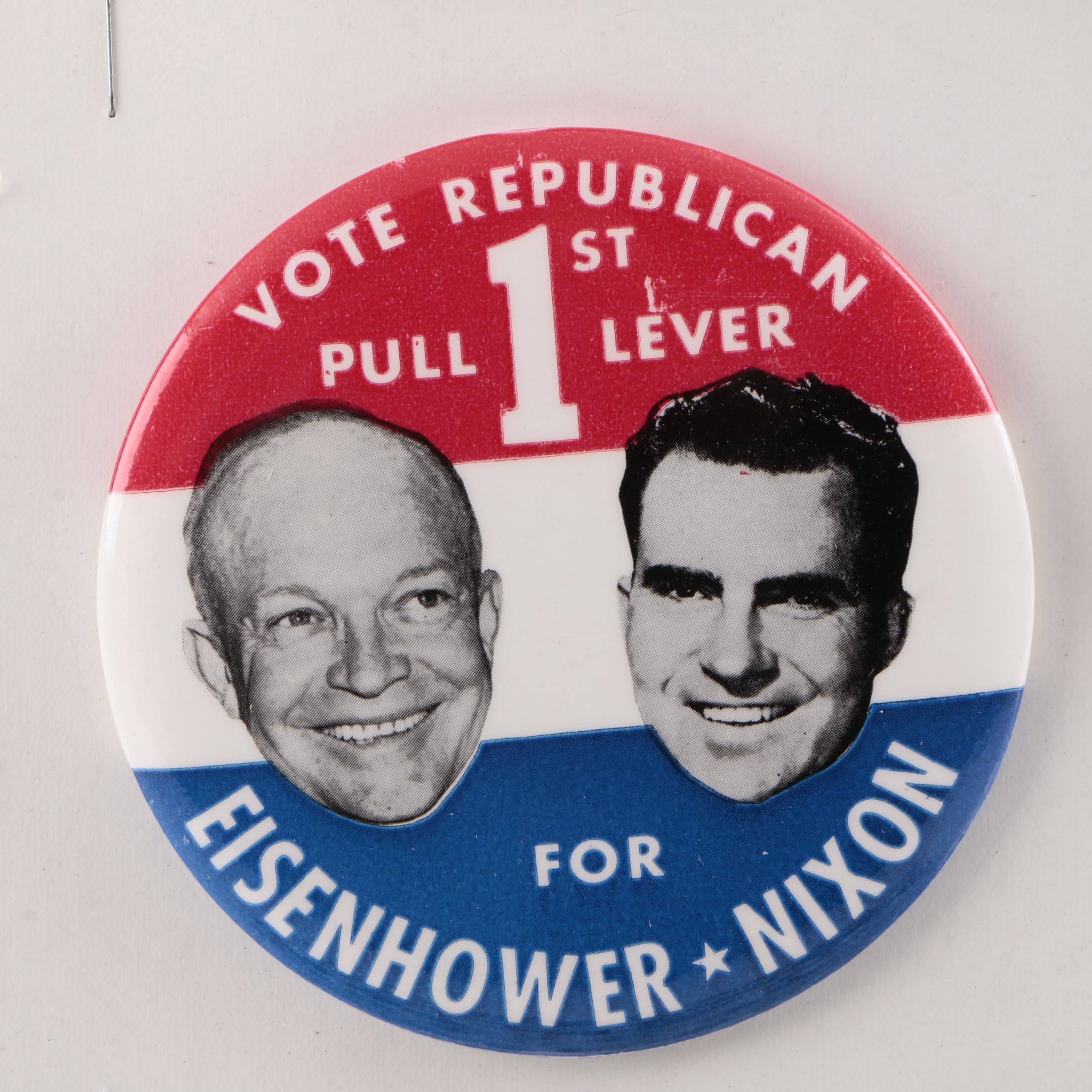 Assorted Vintage Political Pins