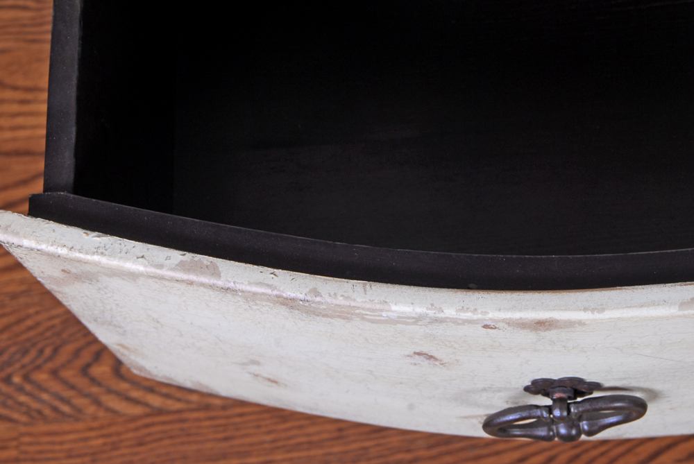Antiqued Serpentine Chest of Drawers
