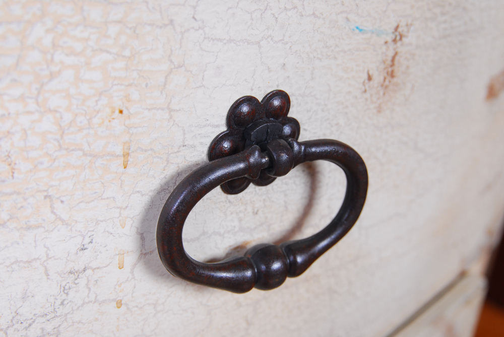 Antiqued Serpentine Chest of Drawers
