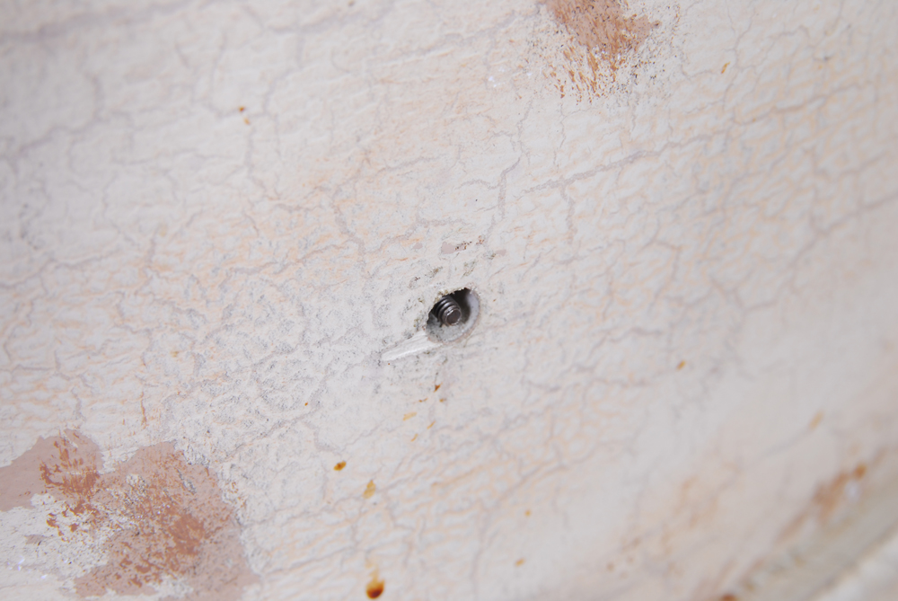 Antiqued Serpentine Chest of Drawers