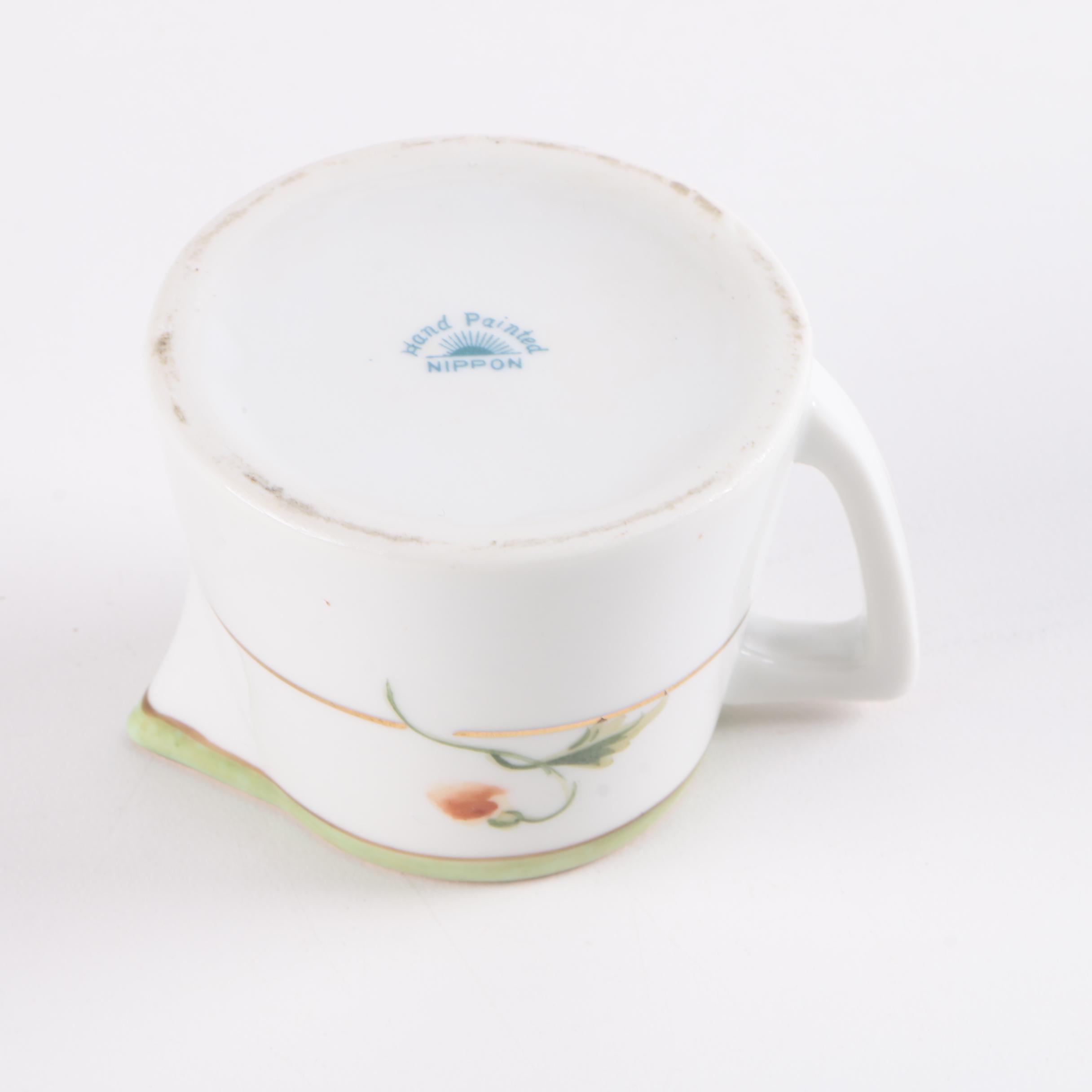 Hand-Painted Nippon Floral Ceramic Service Set