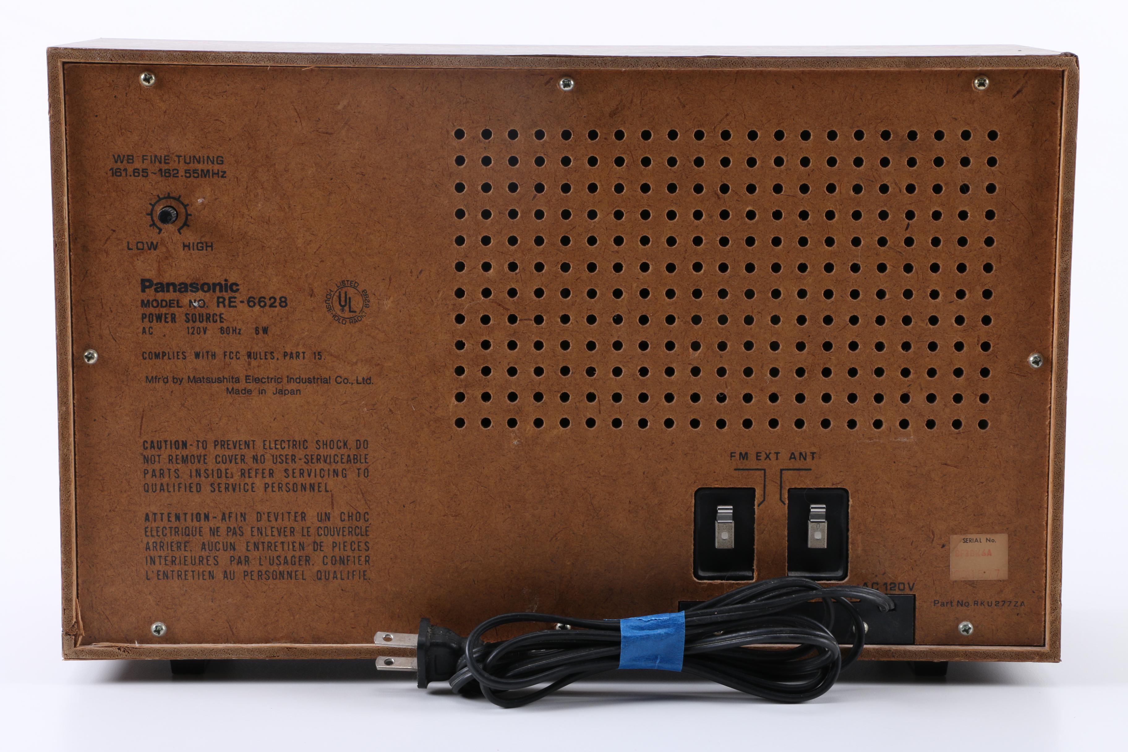 Vintage Panasonic Weather Radio