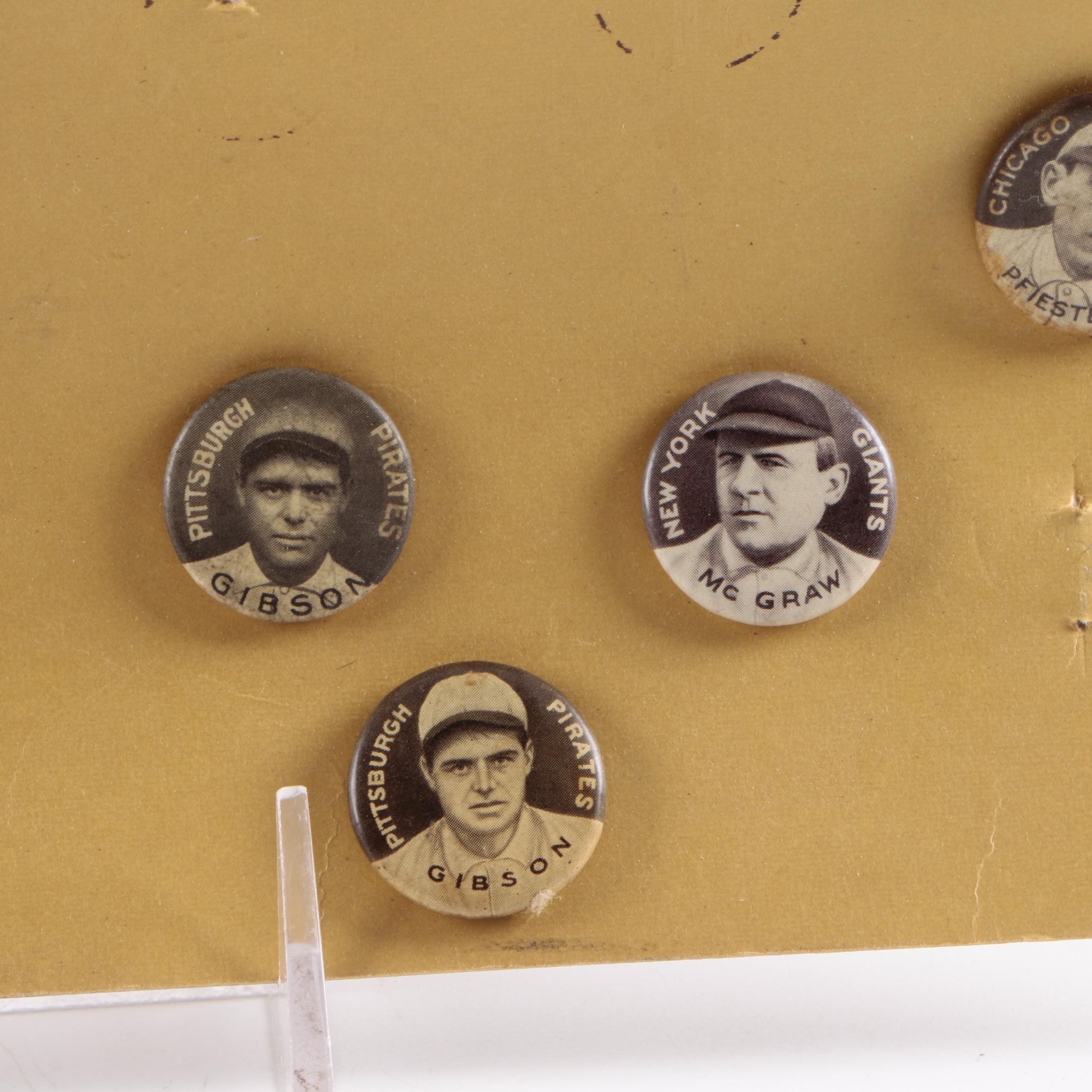 Collection of Antique Baseball Pins