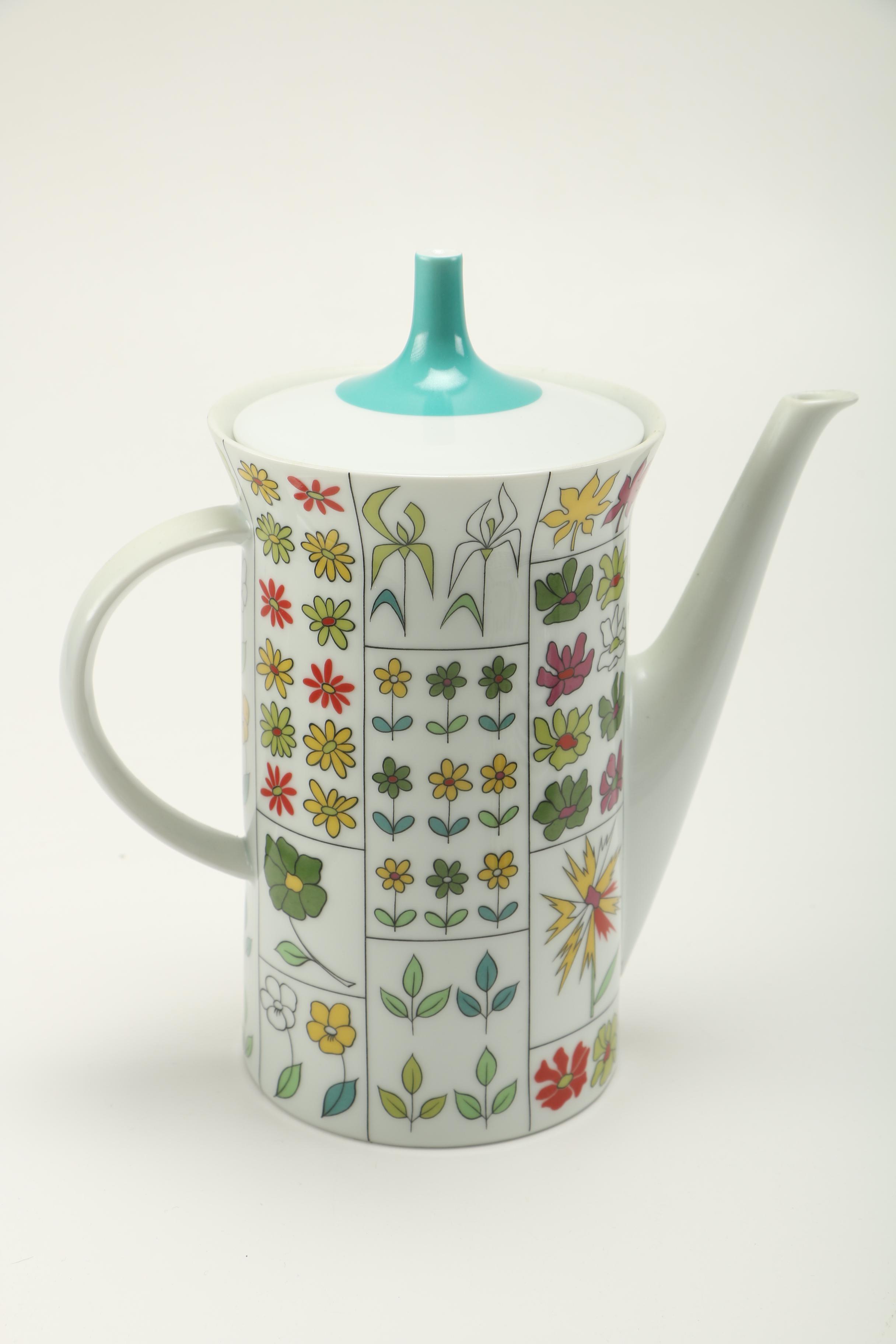 Rosenthal "Piemonte" Ceramic Tableware Designed by Emilio Pucci