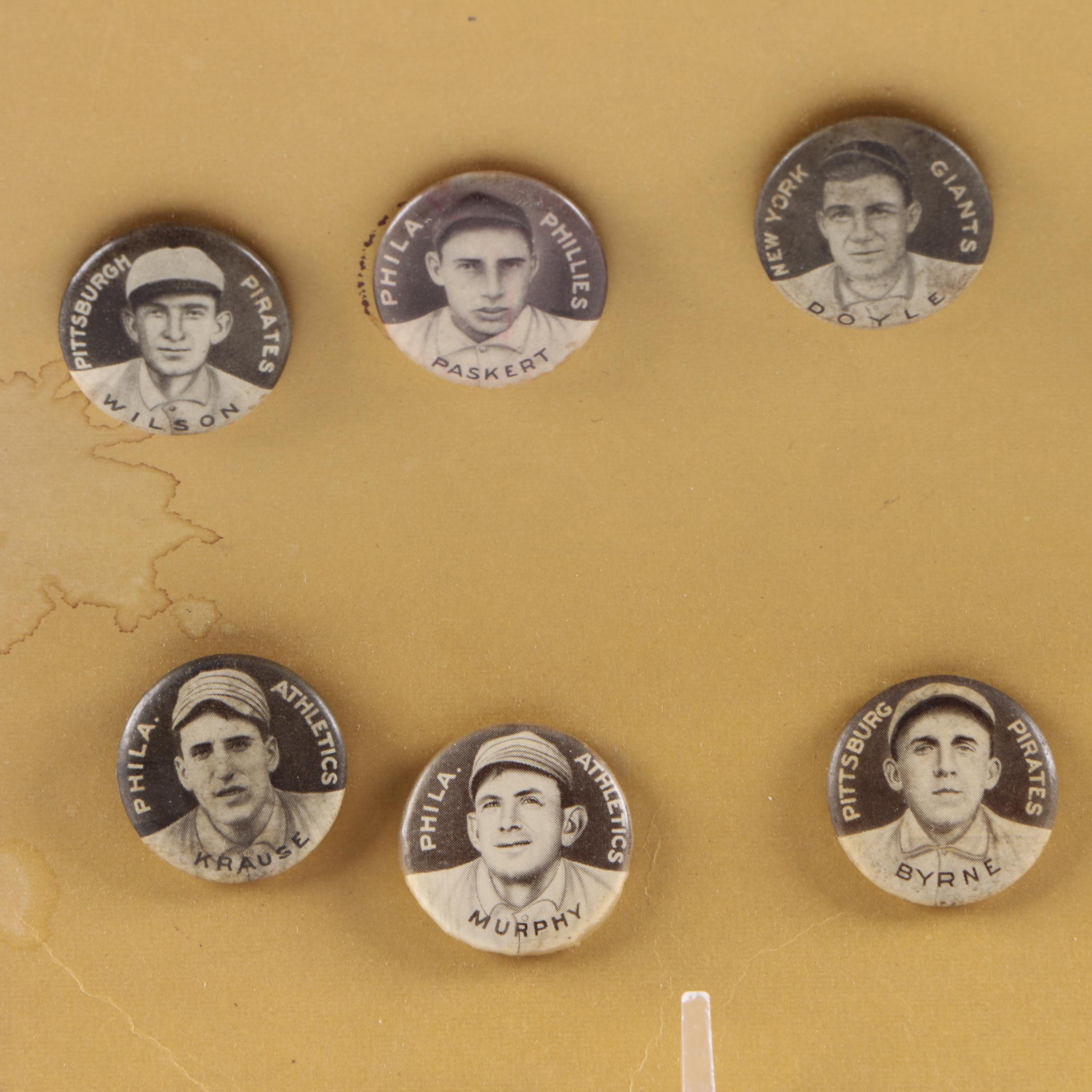 Collection of Antique Baseball Pins