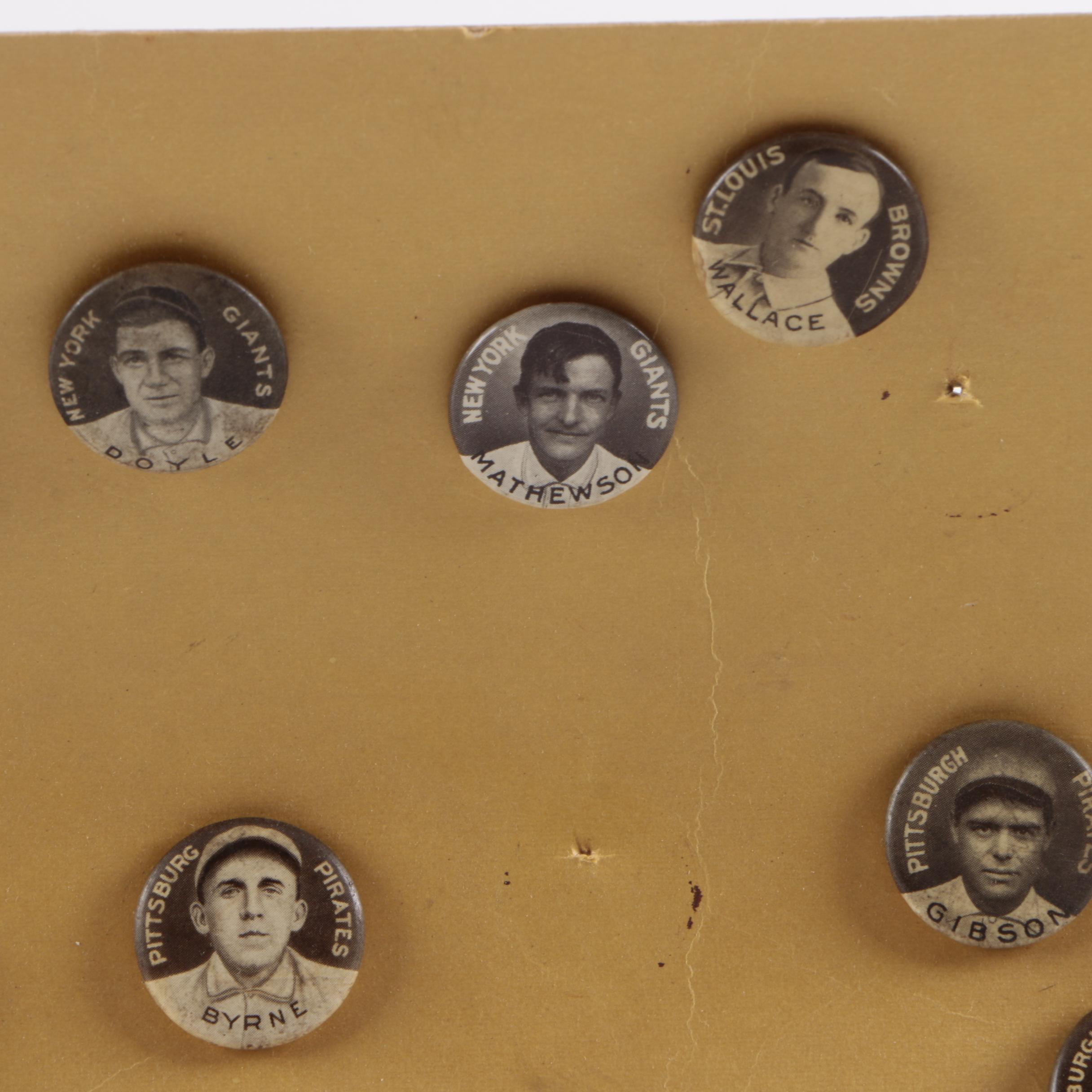 Collection of Antique Baseball Pins
