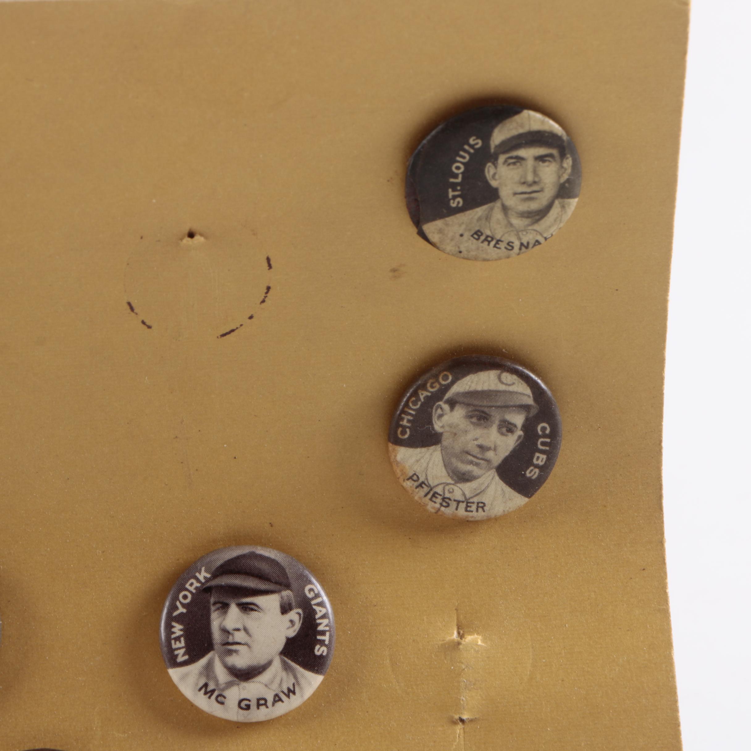 Collection of Antique Baseball Pins