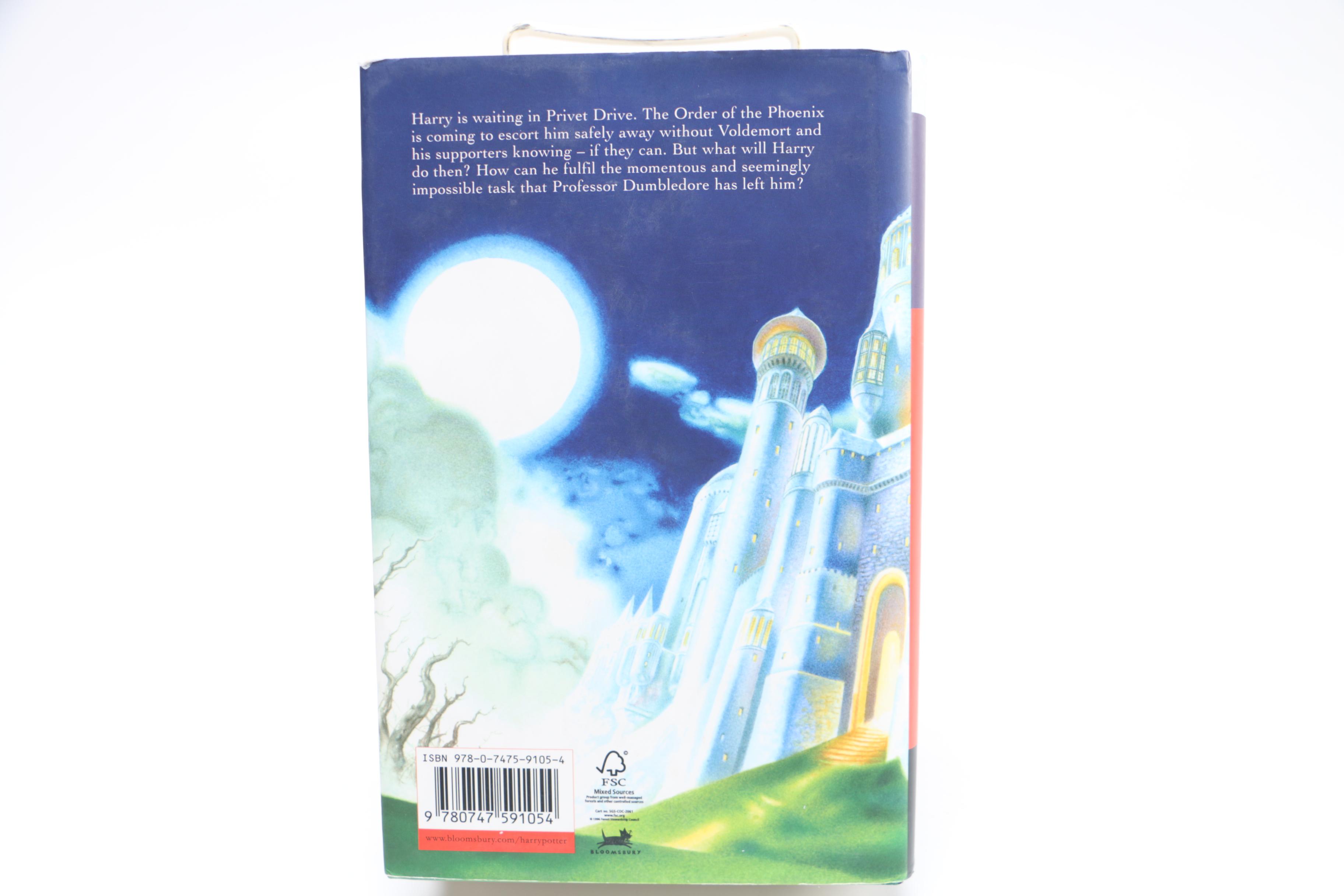 First British Edition "Harry Potter and the Deathly Hallows"