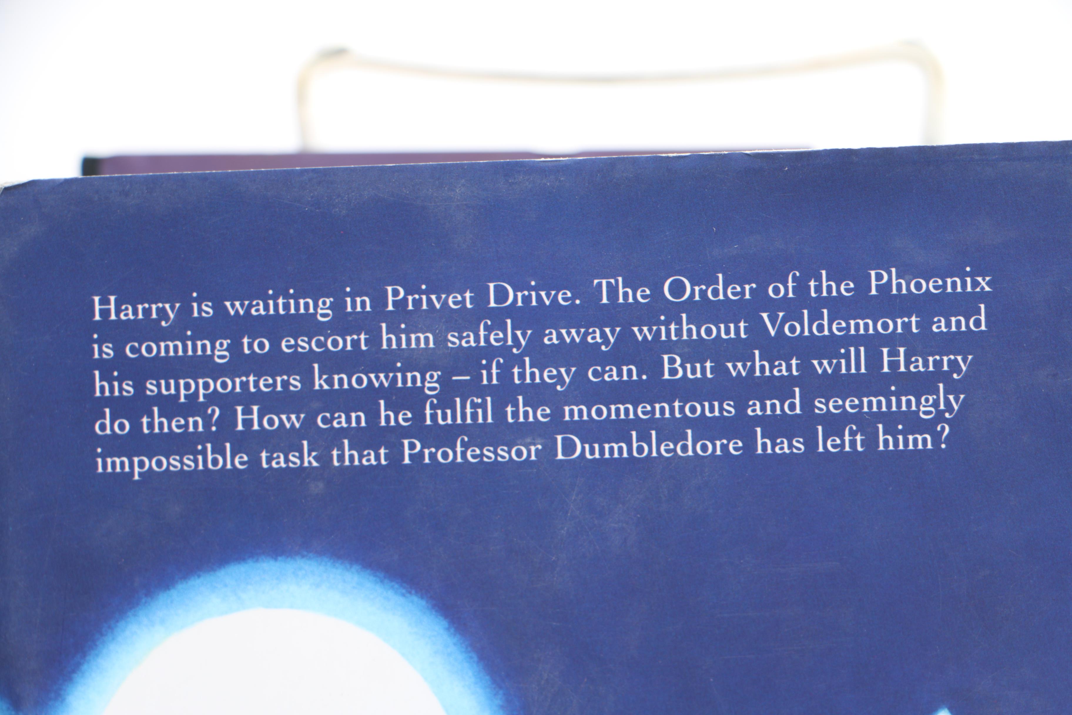First British Edition "Harry Potter and the Deathly Hallows"
