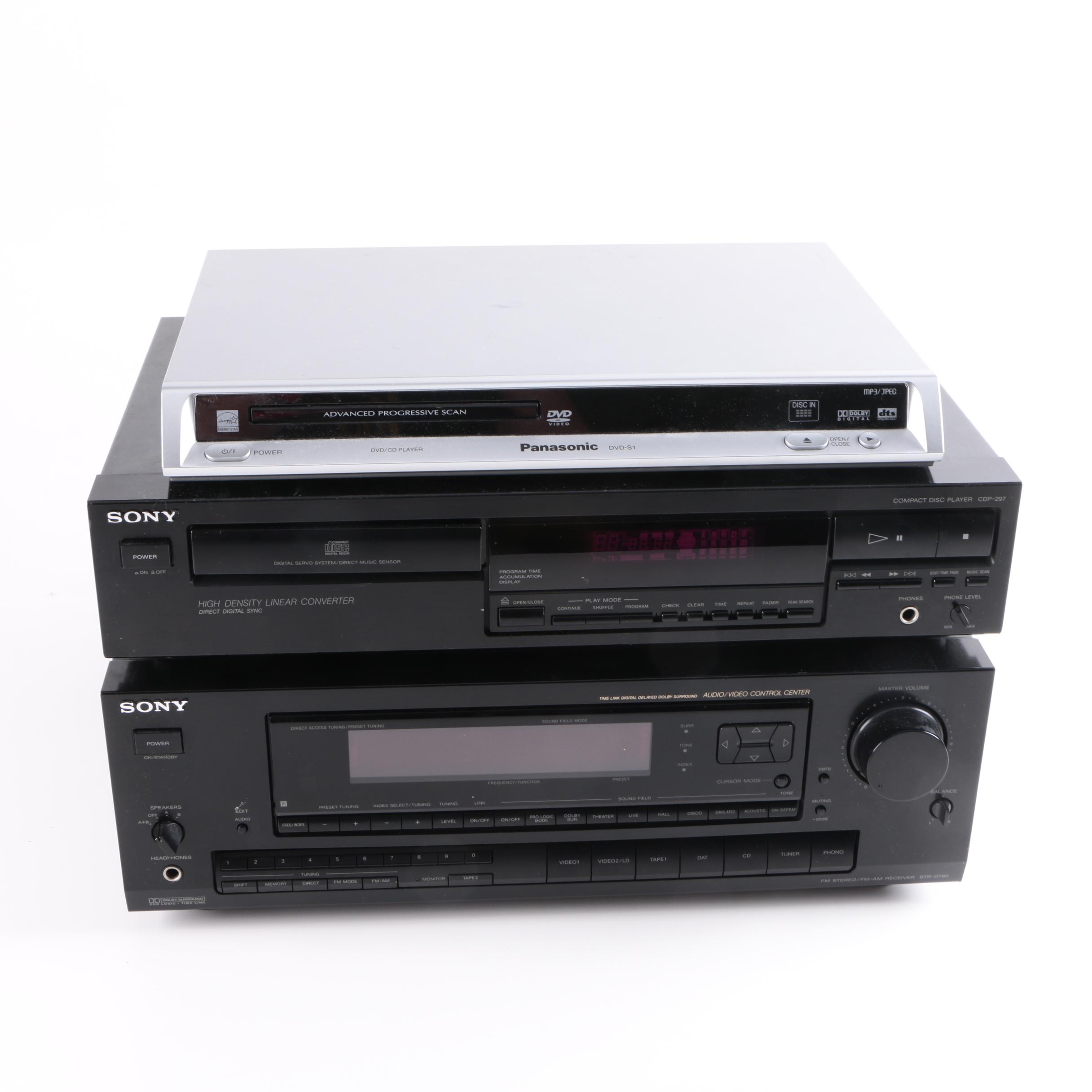 Panasonic, Sony DVD and CD Players