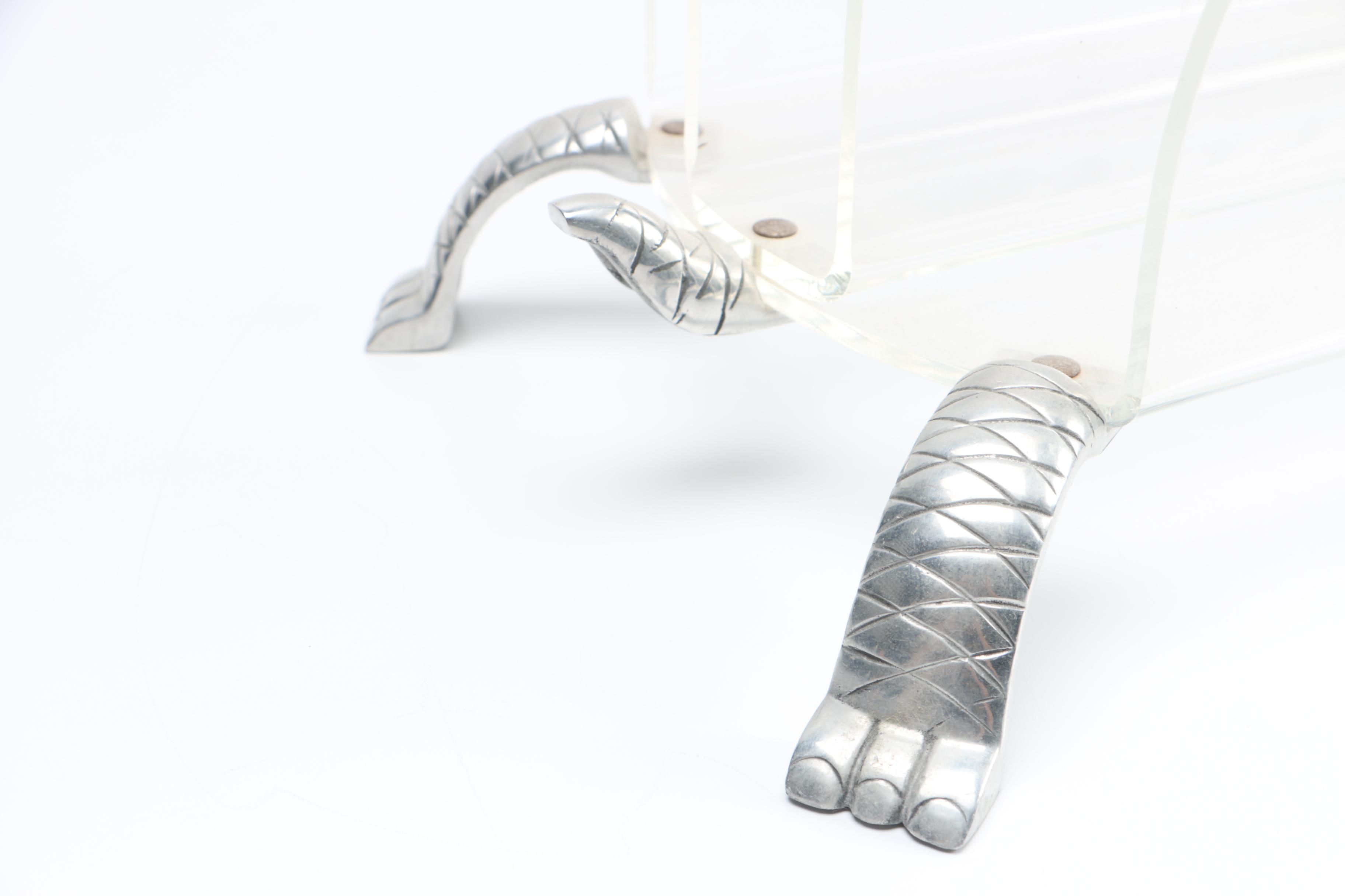 Modernist Style Turtle Magazine Rack by Grainware