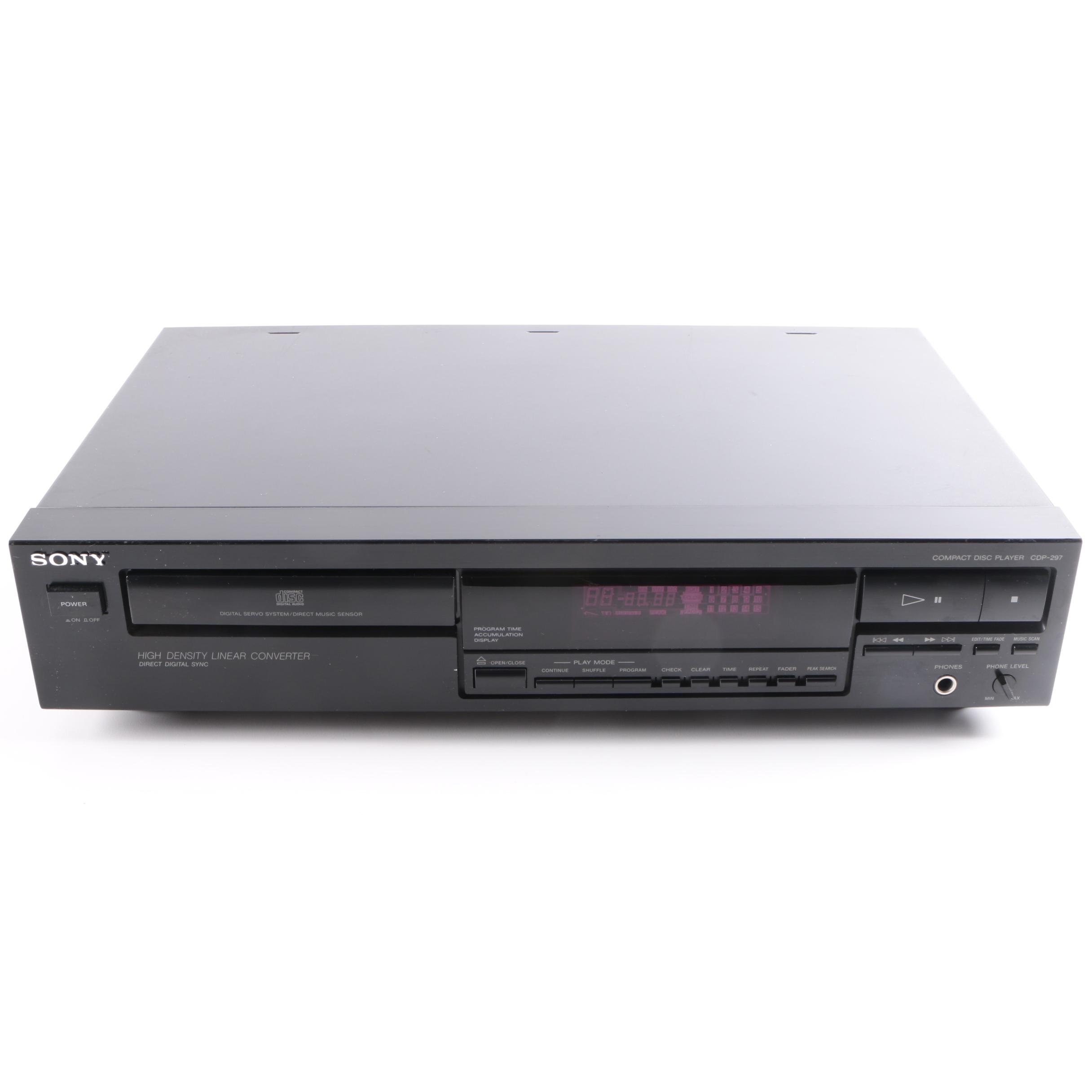 Panasonic, Sony DVD and CD Players