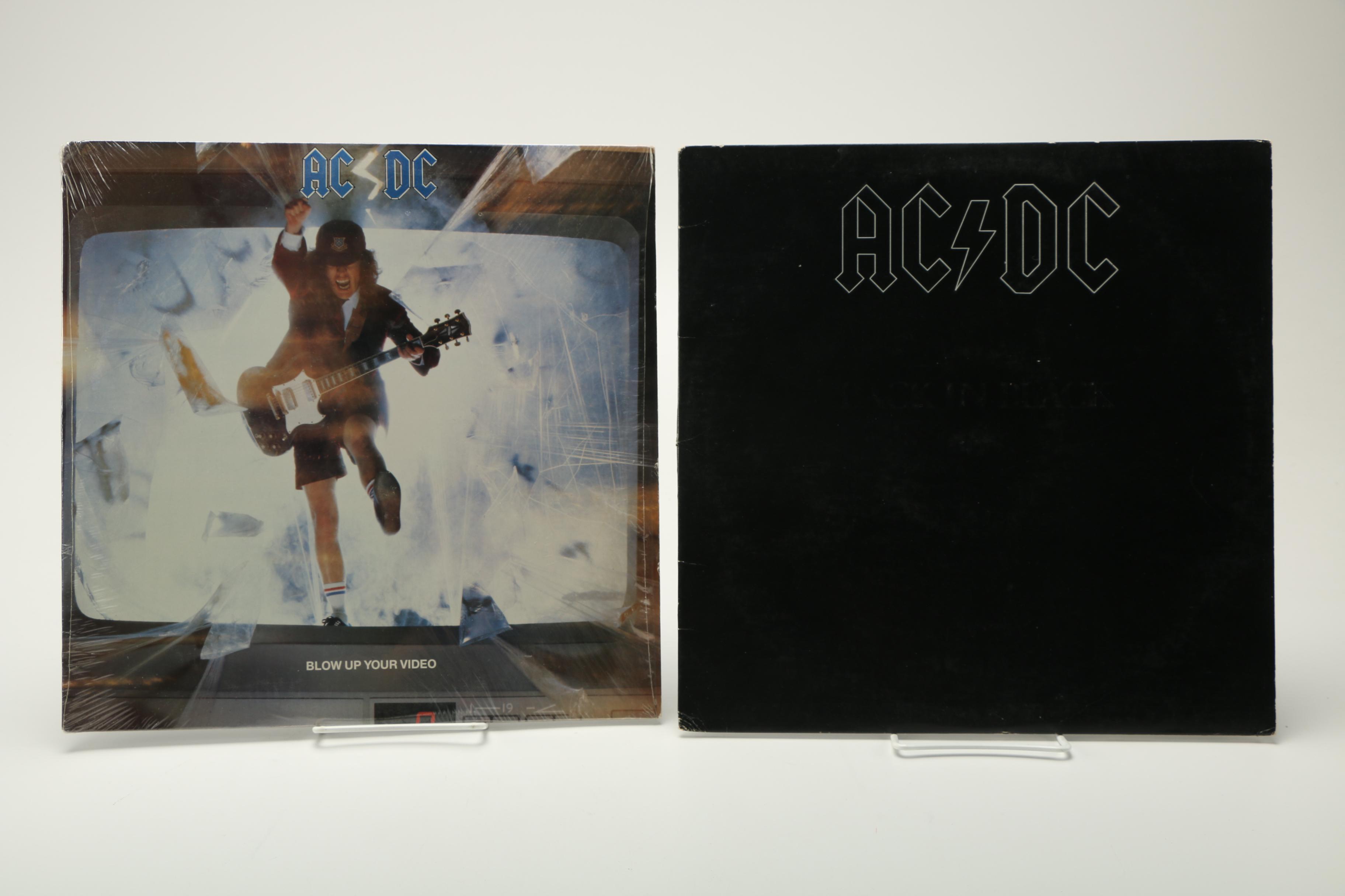 AC/DC, Zappa, Black Sabbath and Other Classic and Hard Rock LPs