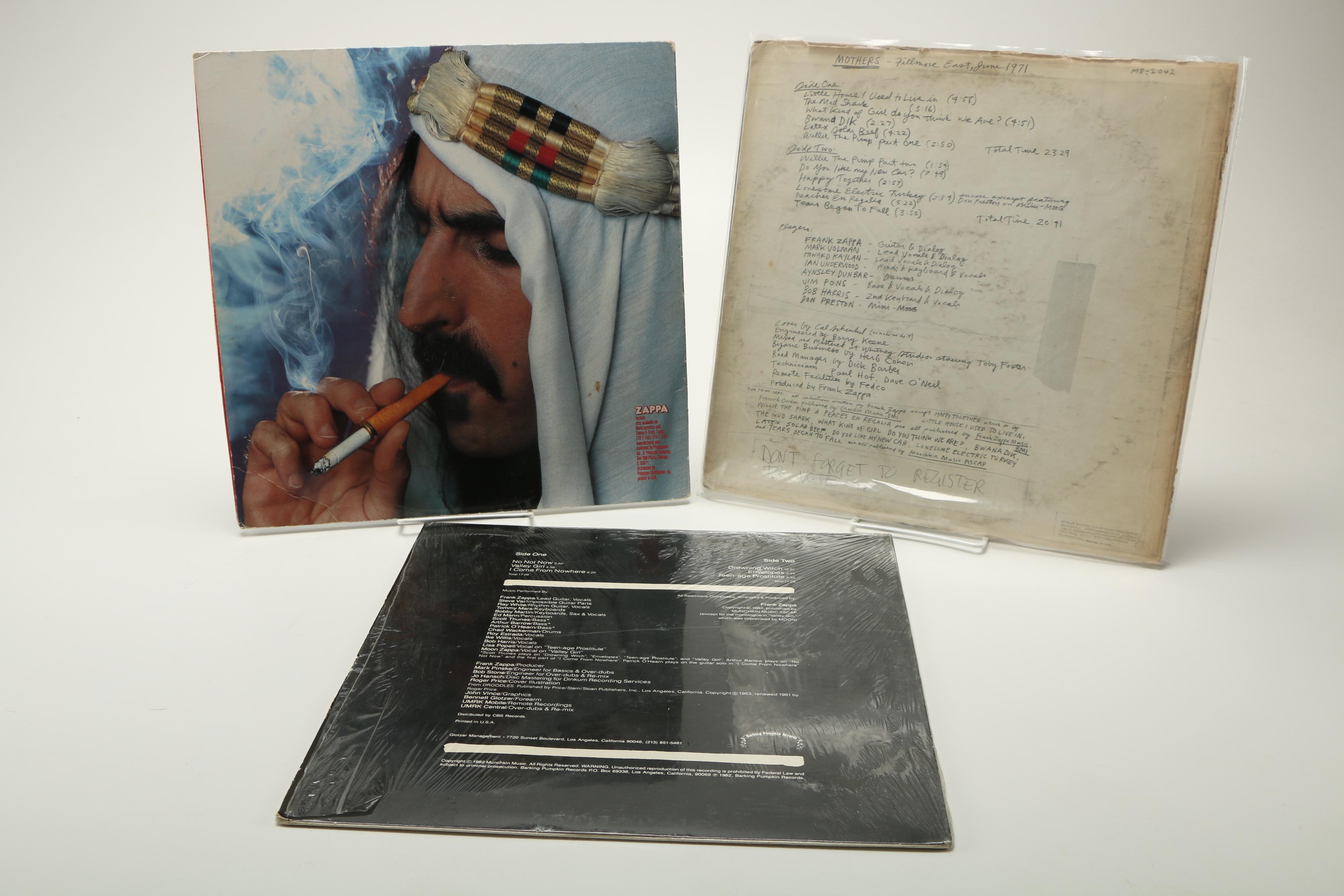 AC/DC, Zappa, Black Sabbath and Other Classic and Hard Rock LPs