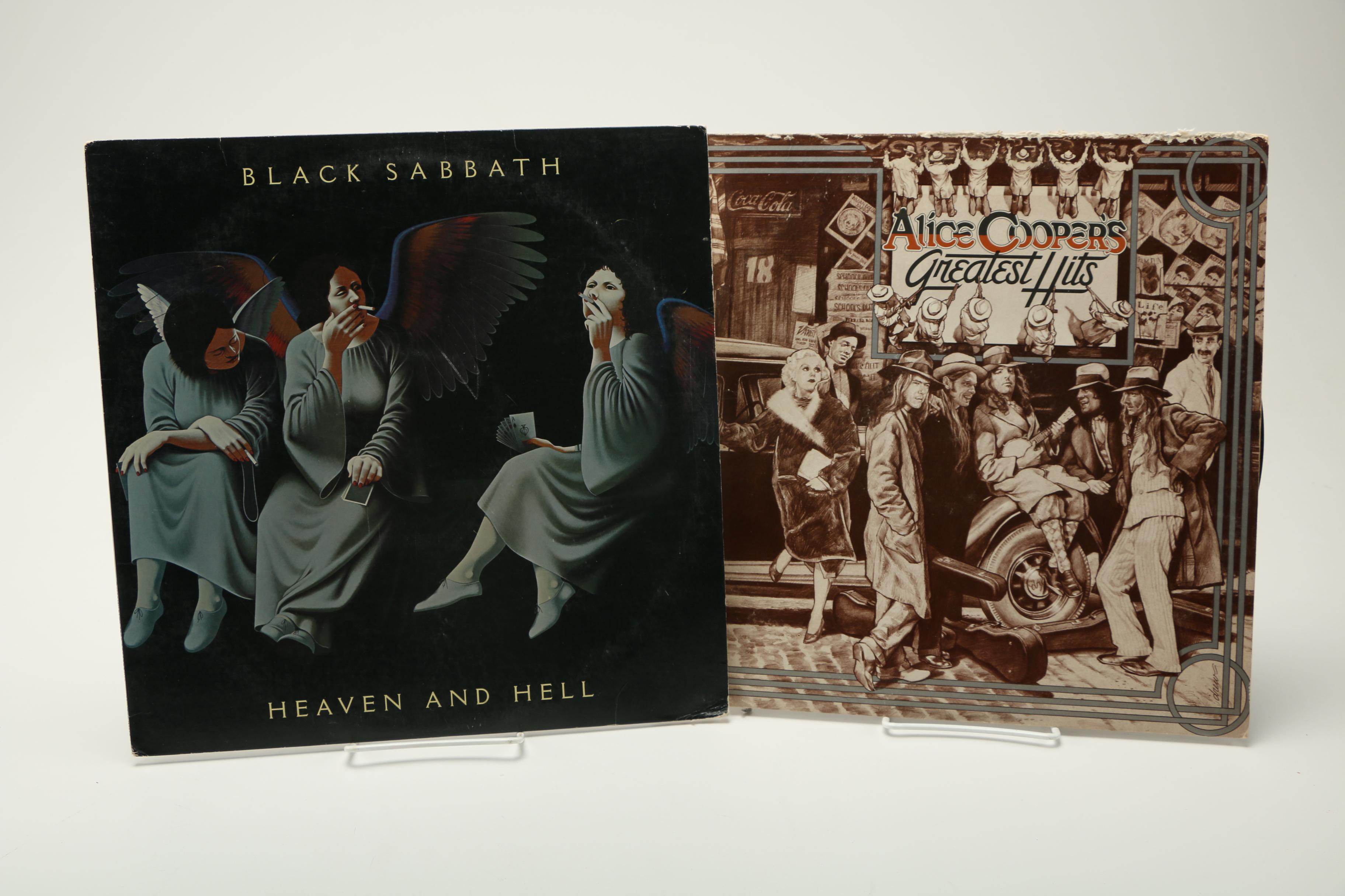 AC/DC, Zappa, Black Sabbath and Other Classic and Hard Rock LPs