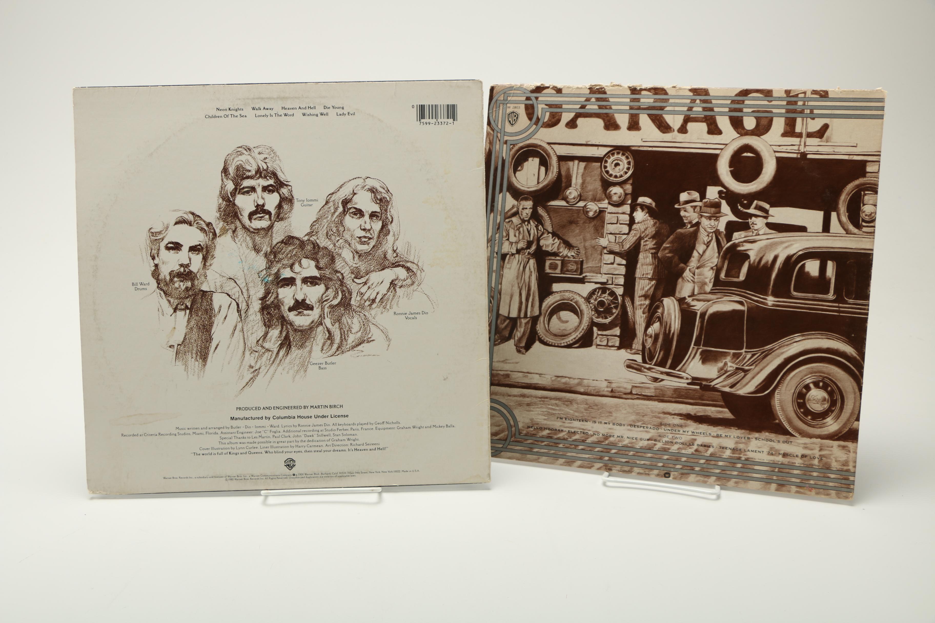 AC/DC, Zappa, Black Sabbath and Other Classic and Hard Rock LPs