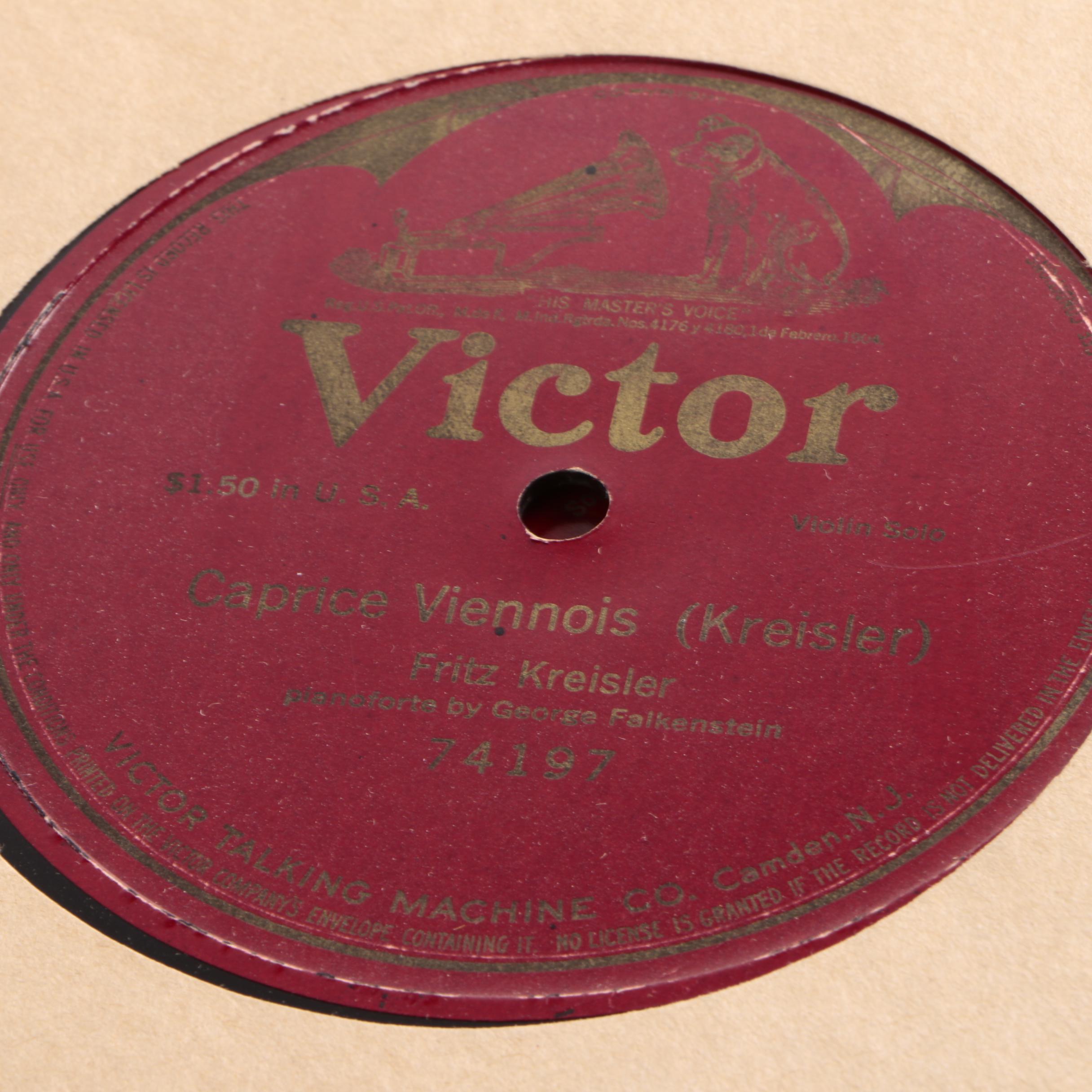 Vintage 78 rpm Records in Album Binder