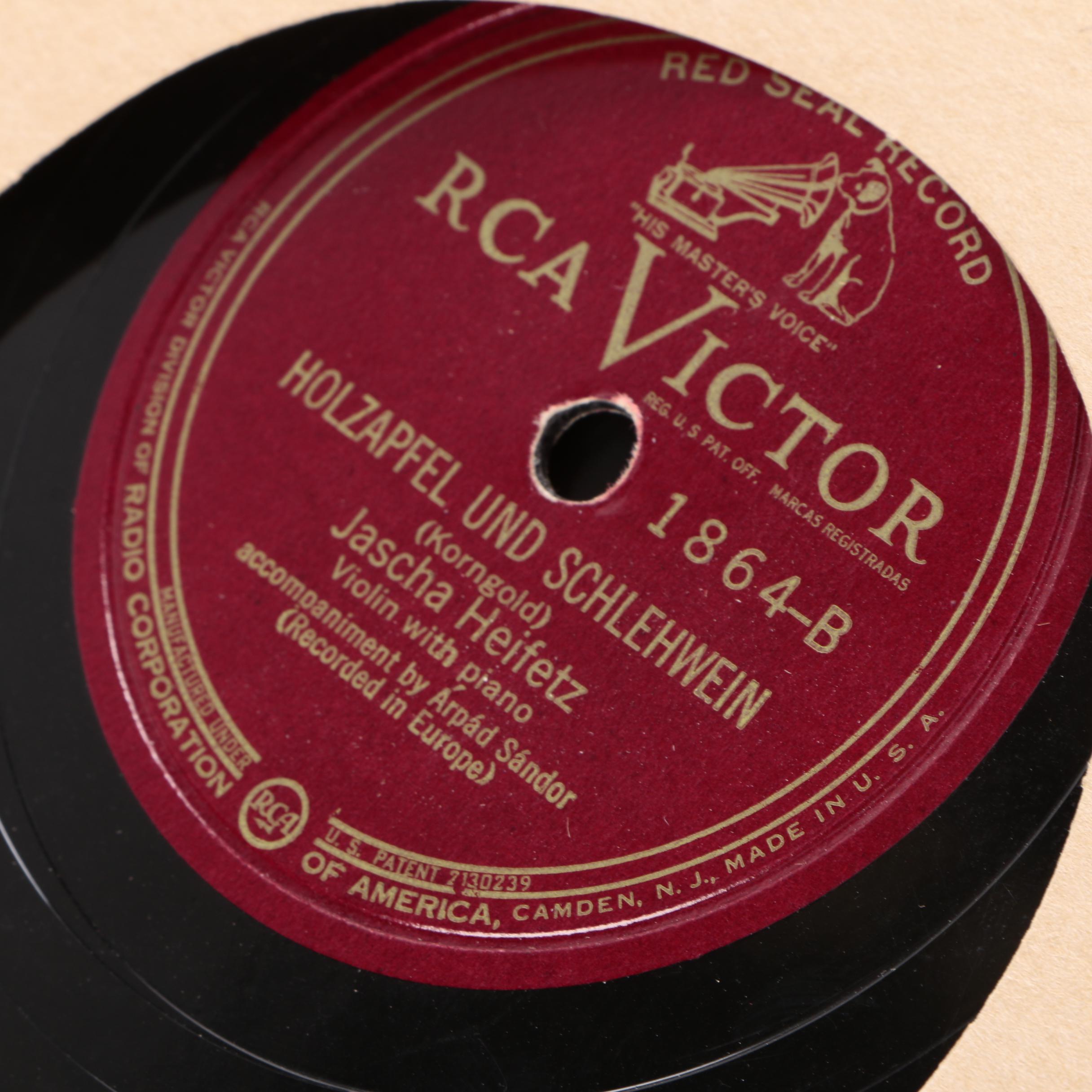Vintage 78 rpm Records in Album Binder