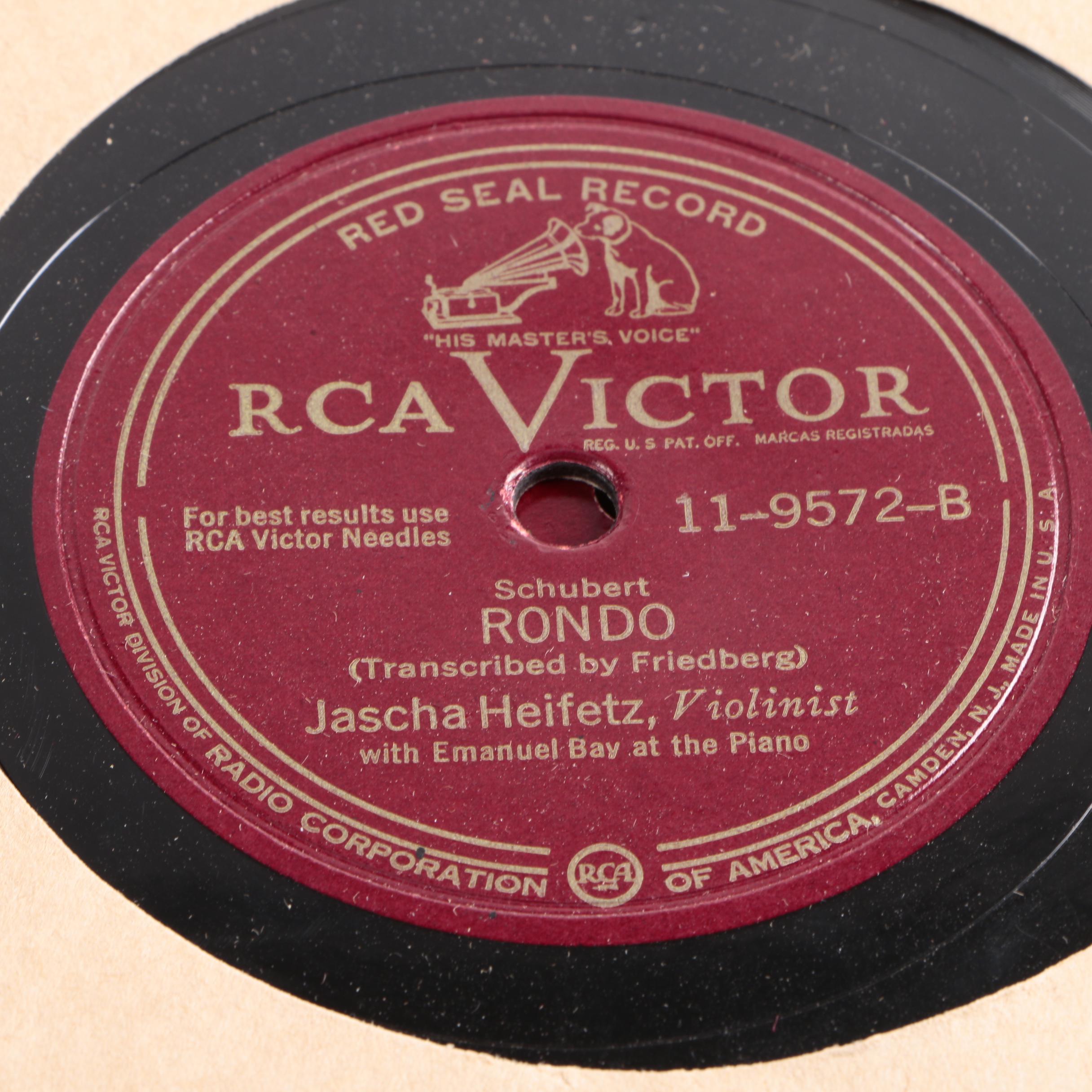 Vintage 78 rpm Records in Album Binder