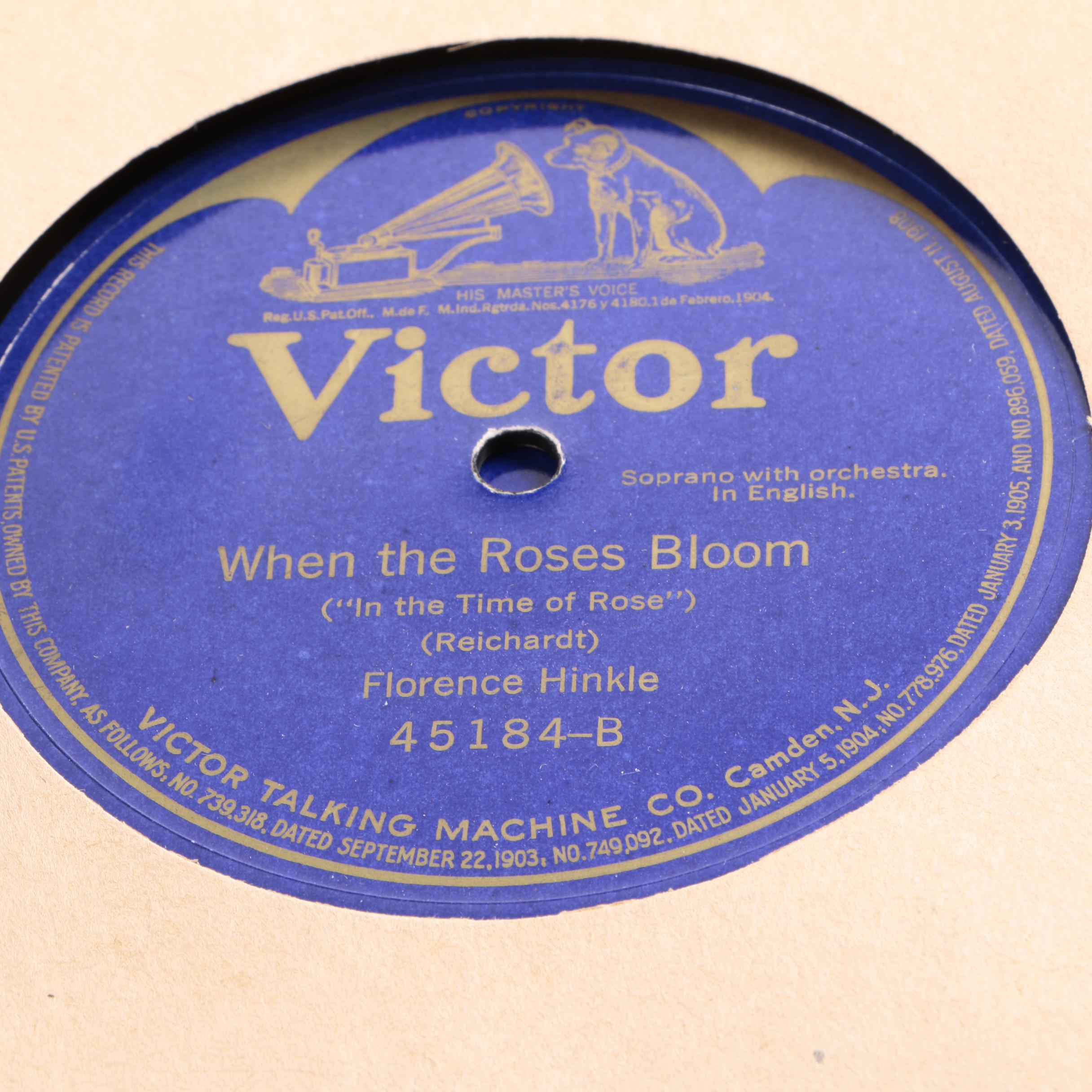 Vintage 78 rpm Records in Album Binder