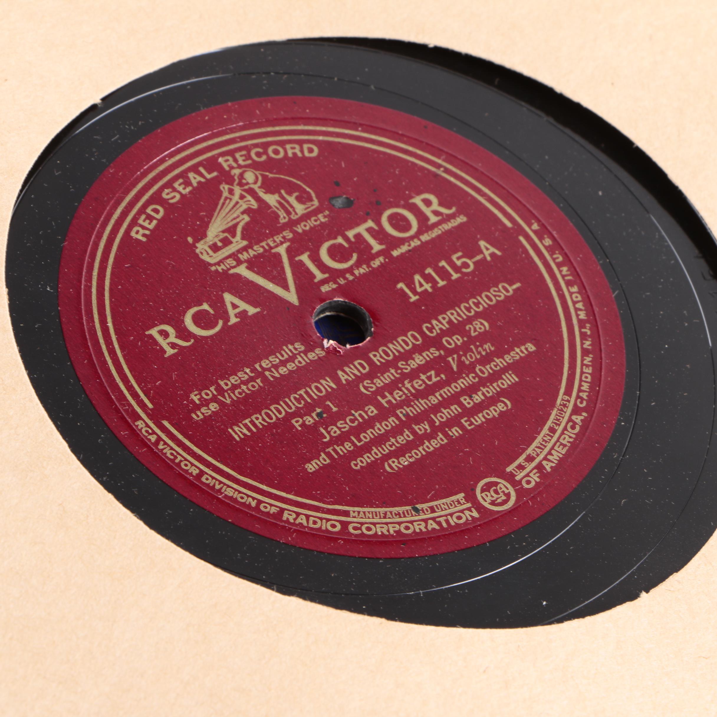 Vintage 78 rpm Records in Album Binder