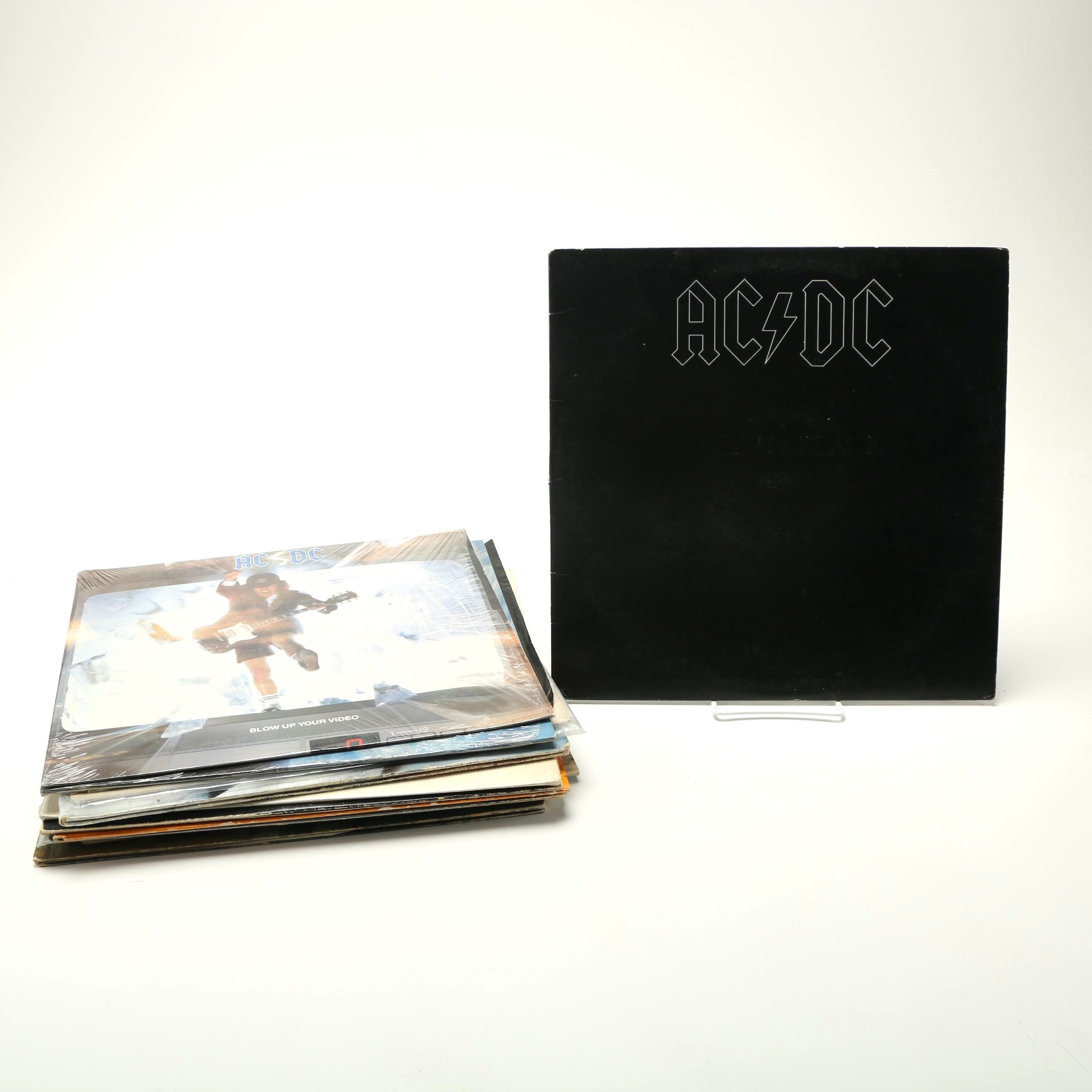 AC/DC, Zappa, Black Sabbath and Other Classic and Hard Rock LPs