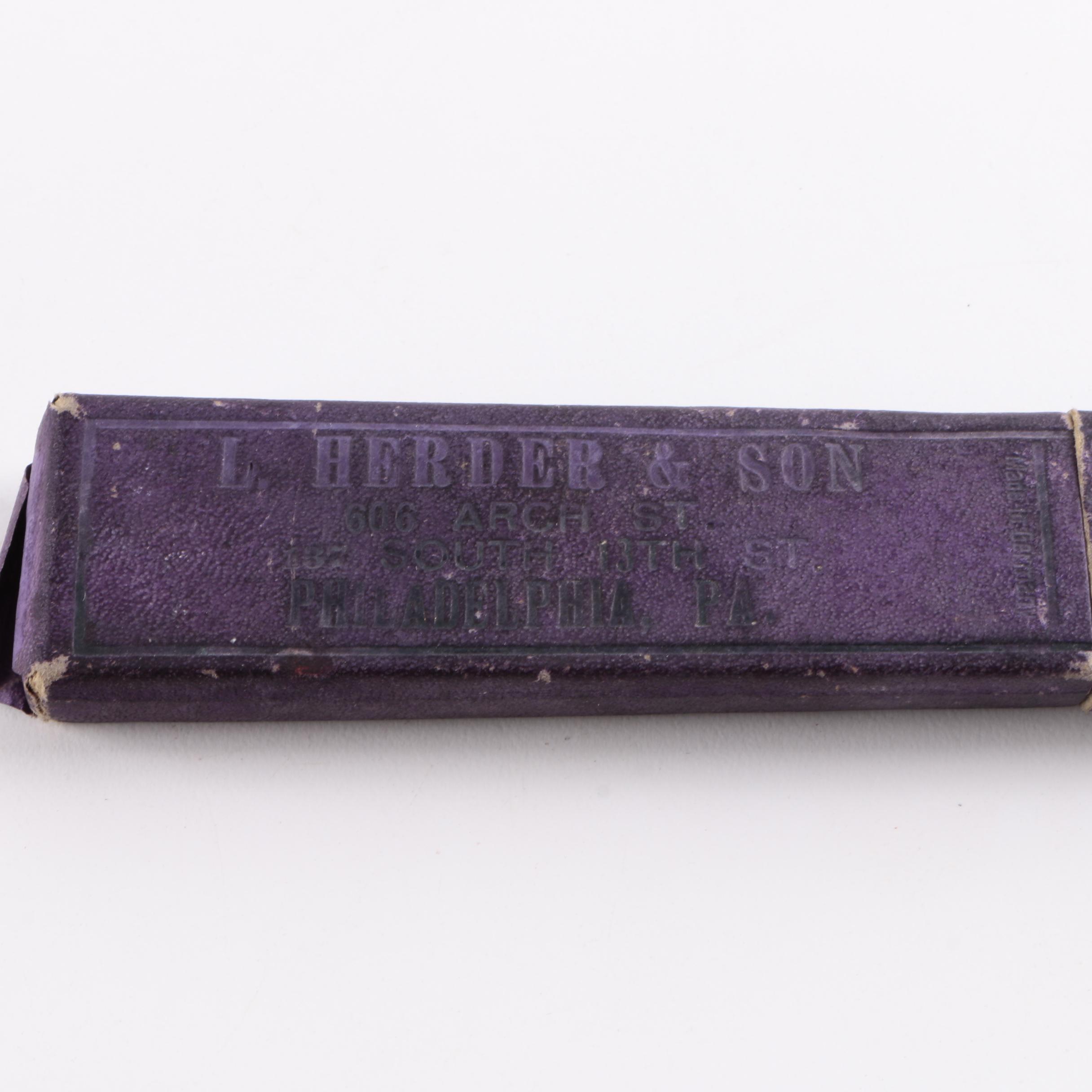 L. Herder & Son Shaving Straight Razor