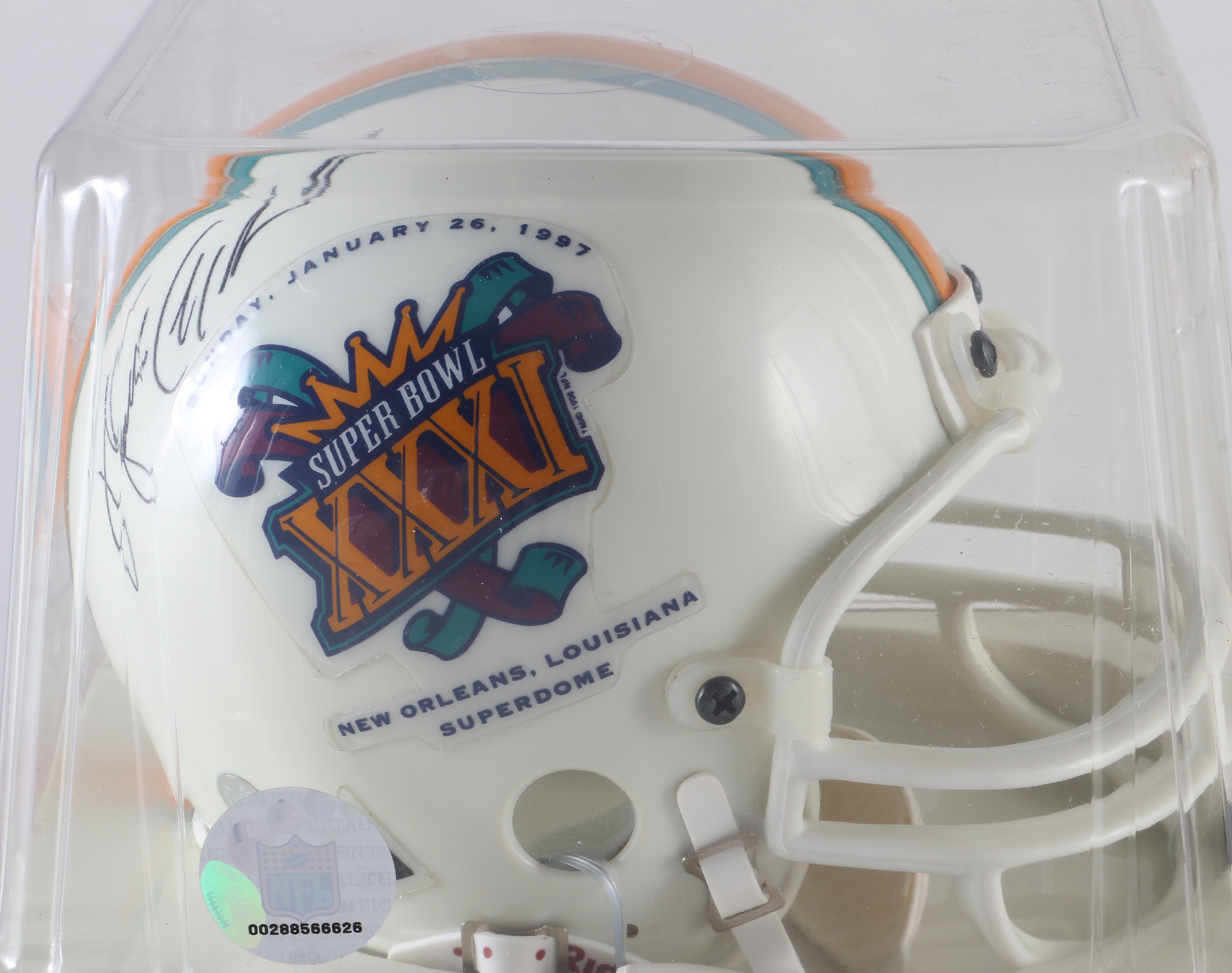 Walter Payton Signed Mini Helmet