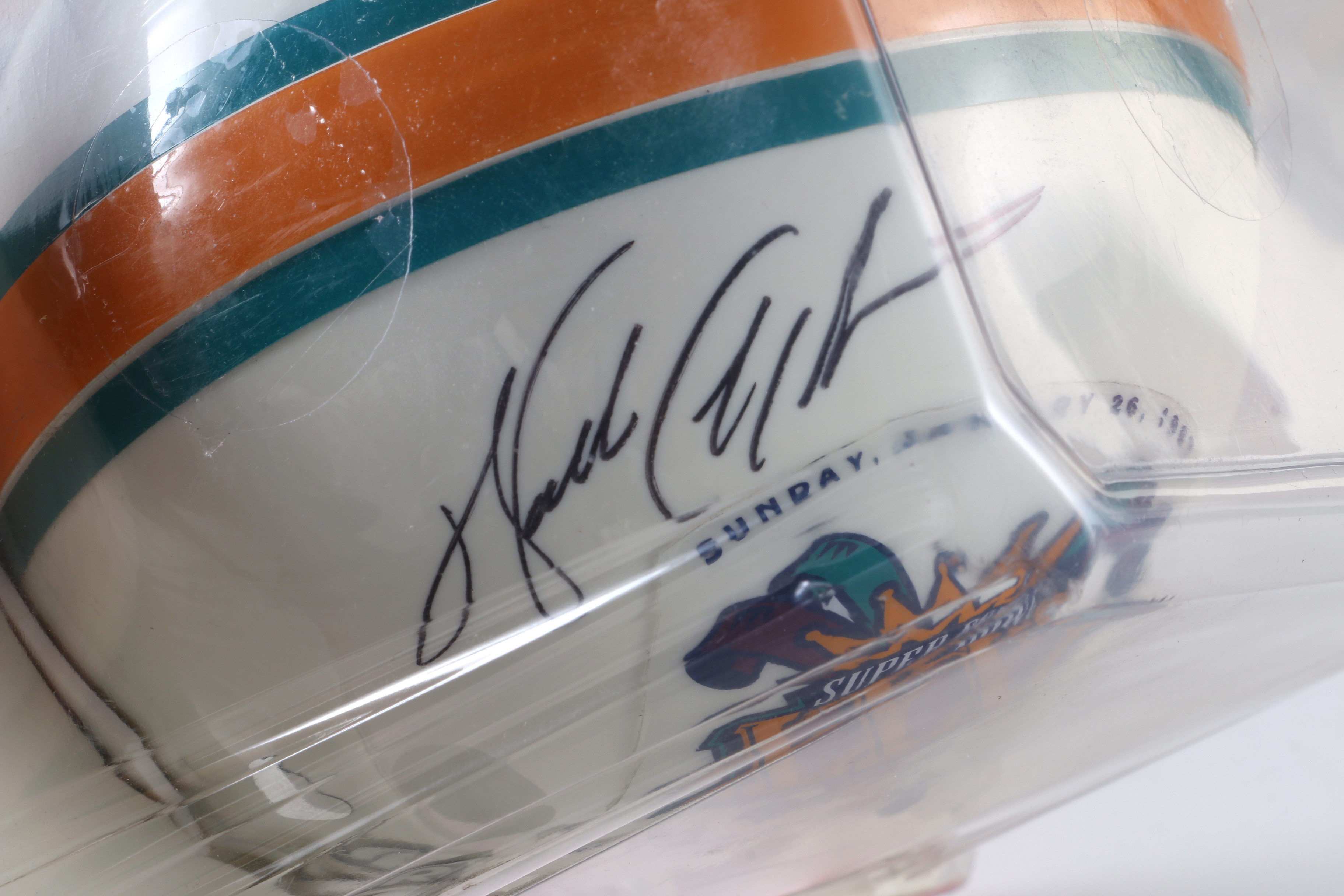 Walter Payton Signed Mini Helmet