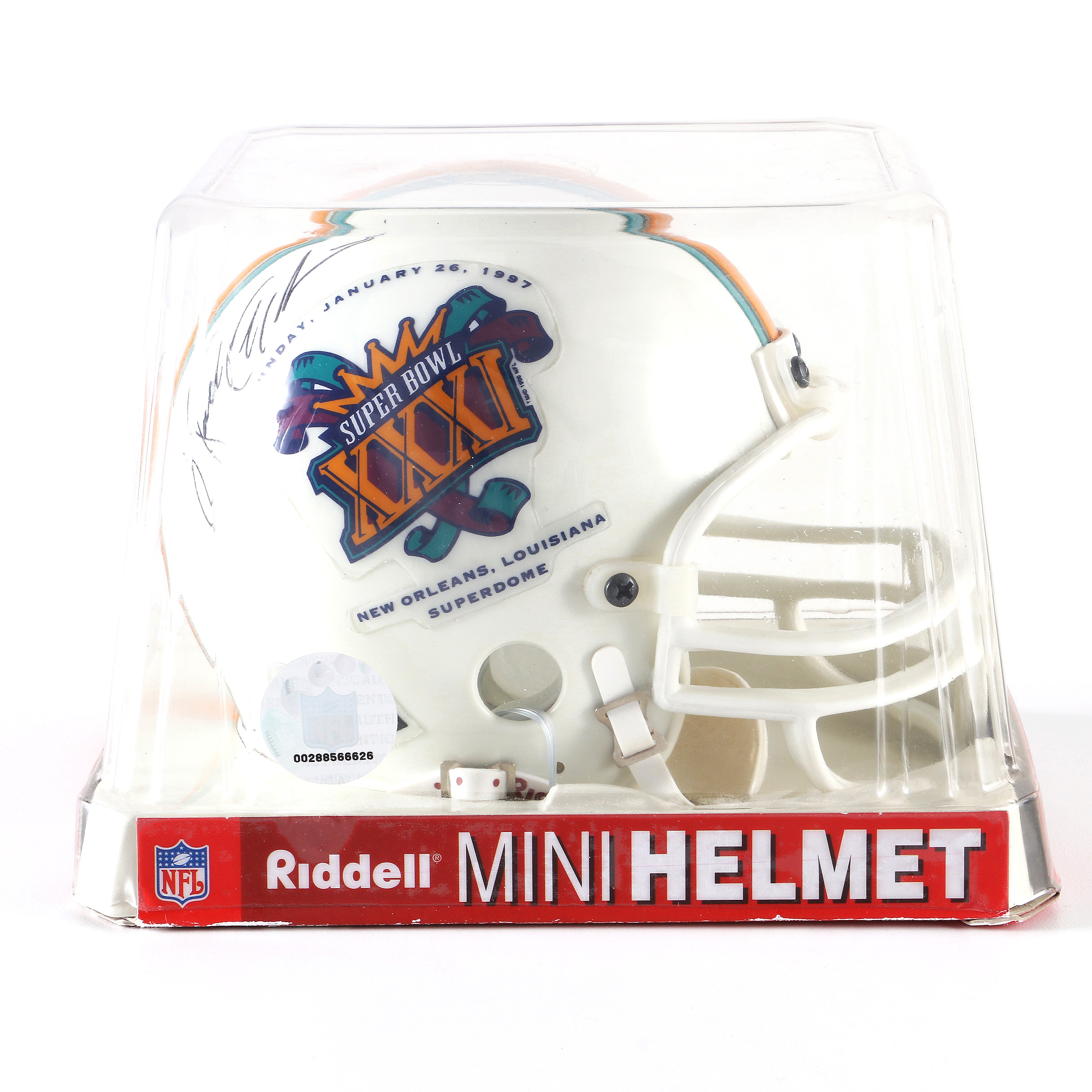 Walter Payton Signed Mini Helmet
