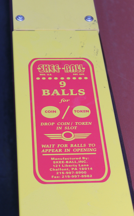 Vintage Skee-Ball Game