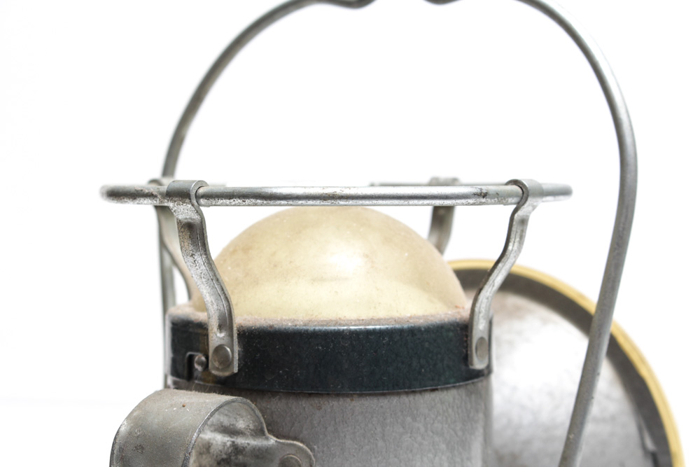 Mid Century Lanterns, Flashlight and Metal Box Assortment