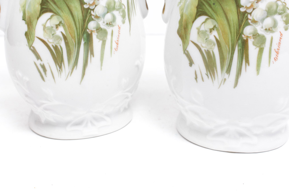 Porcelain Mantel Vases