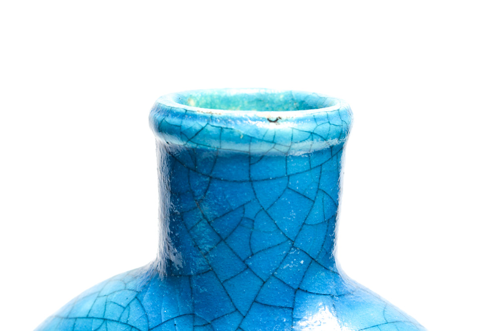 La Chenal Turquoise Vase Pair