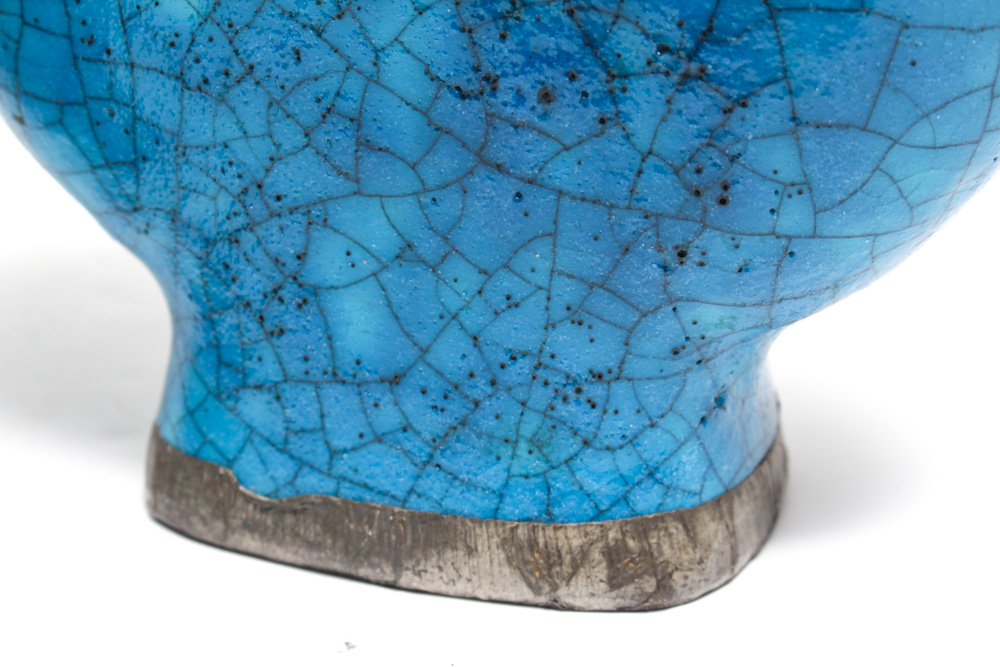 La Chenal Turquoise Vase Pair