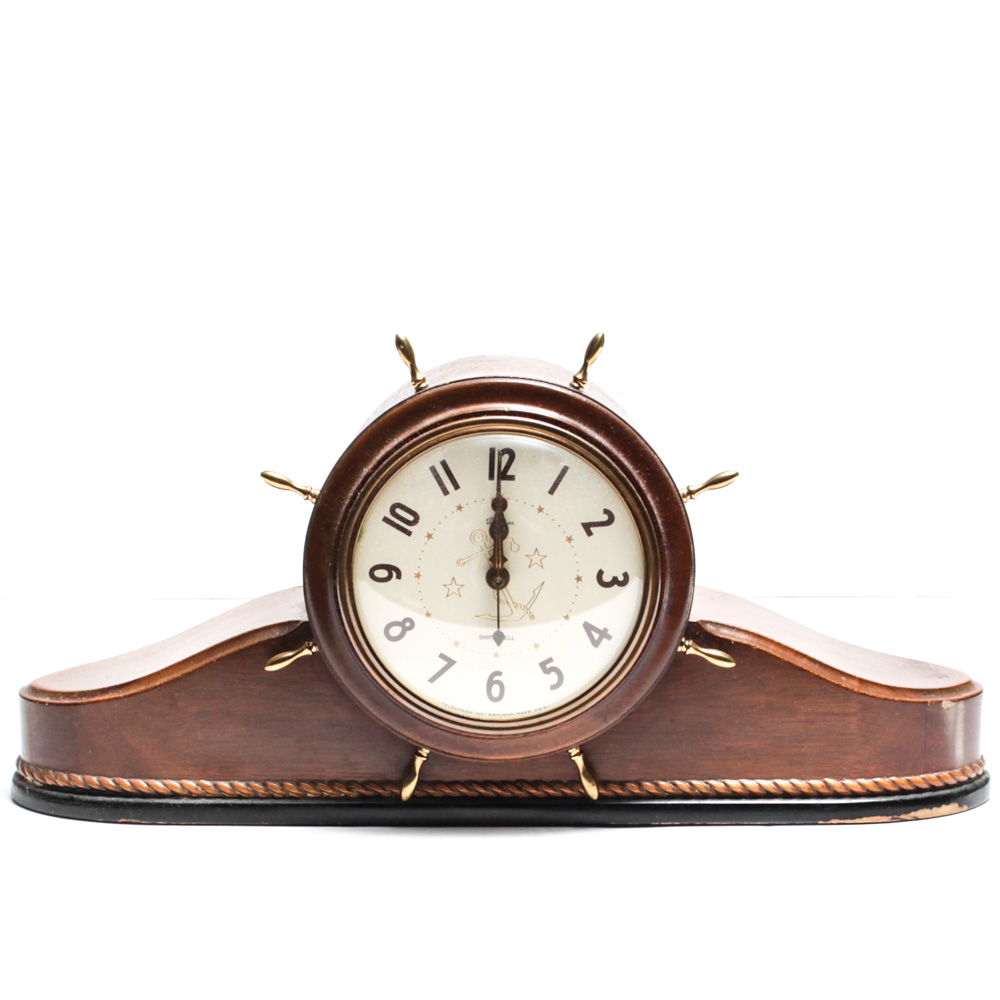 Telechron "Ships Bell" Mantle Clock