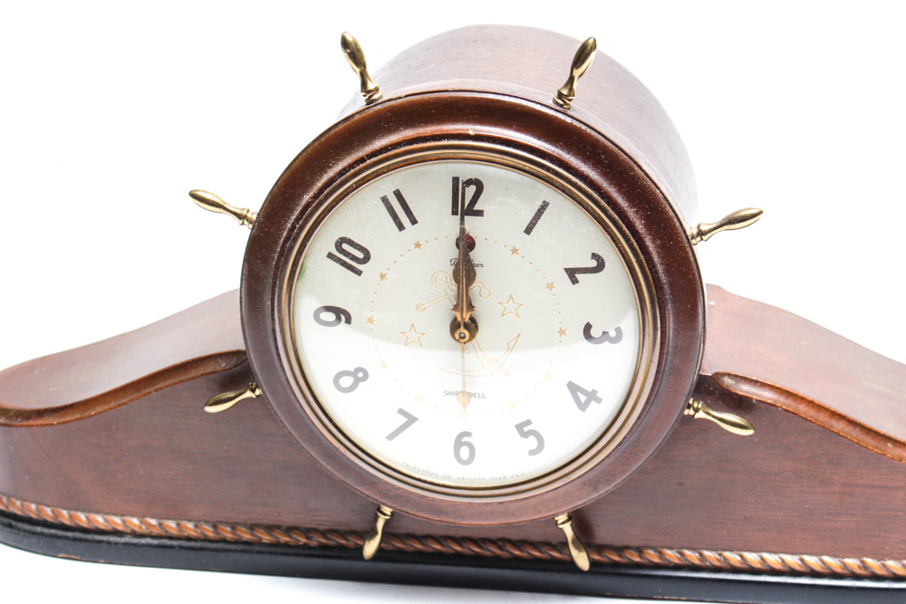 Telechron "Ships Bell" Mantle Clock