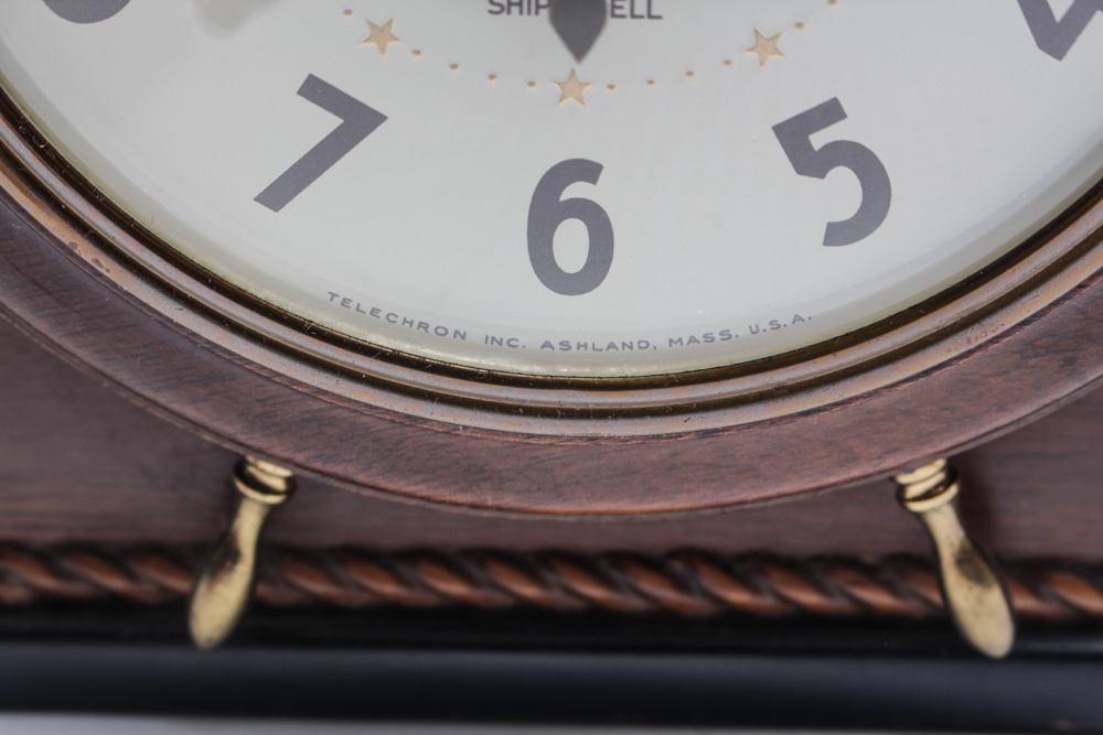 Telechron "Ships Bell" Mantle Clock