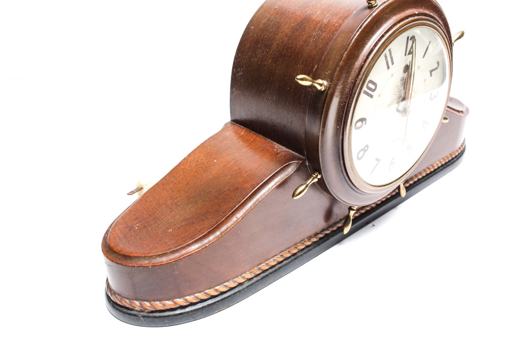 Telechron "Ships Bell" Mantle Clock
