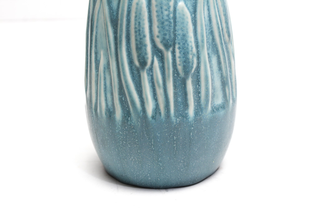 Vintage Rookwood Pottery Cattail Vase