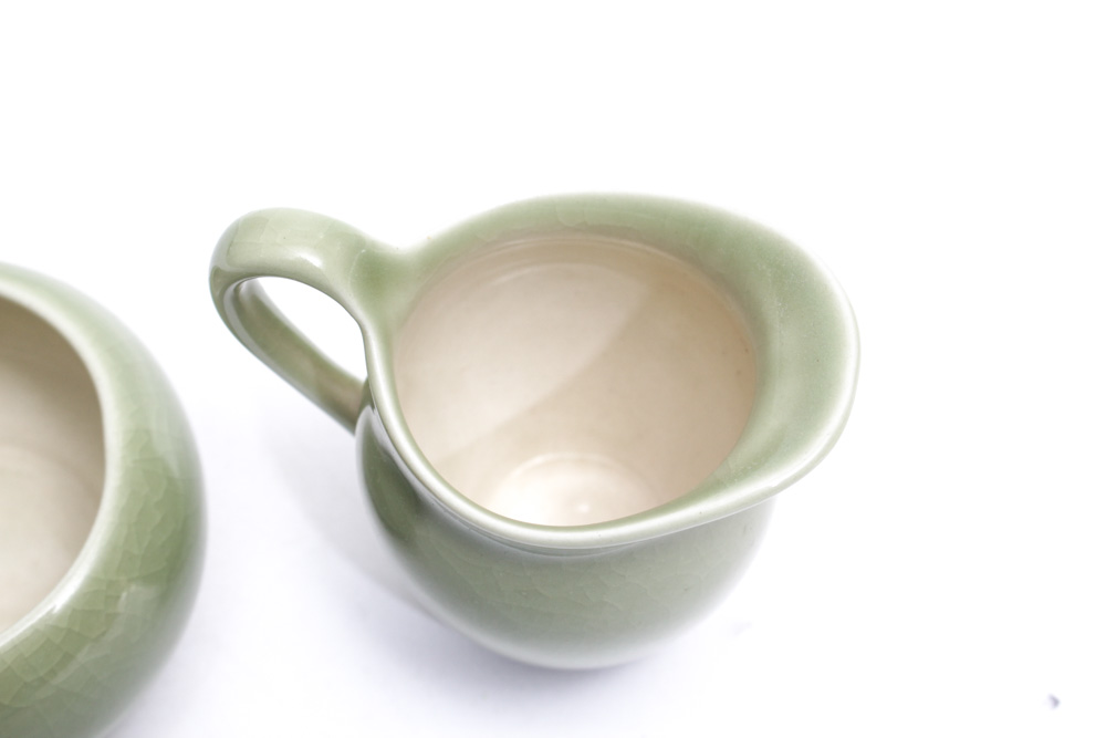 1947 Rookwood Creamer and Sugar Bowl Pair