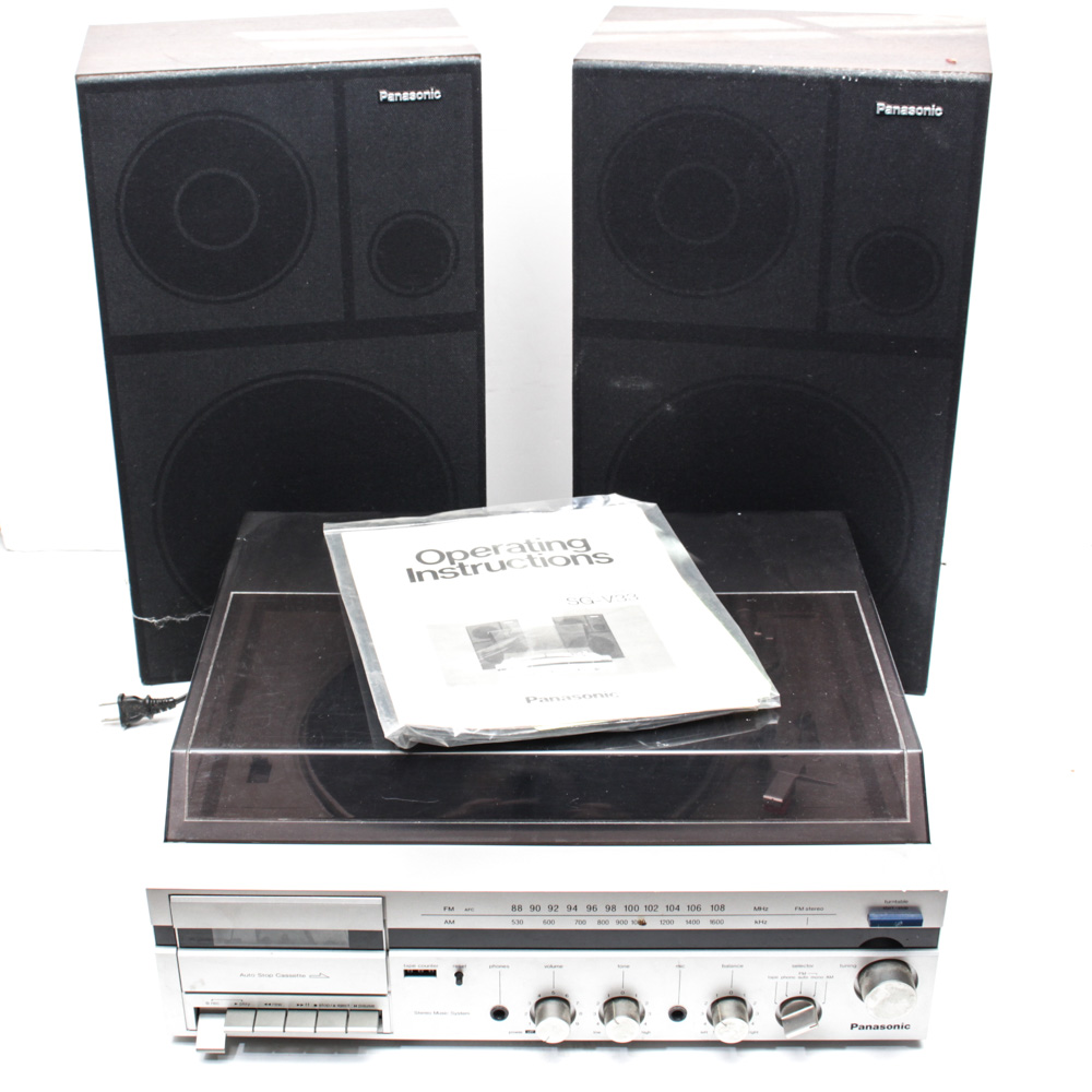 Panasonic Turntable Stereo