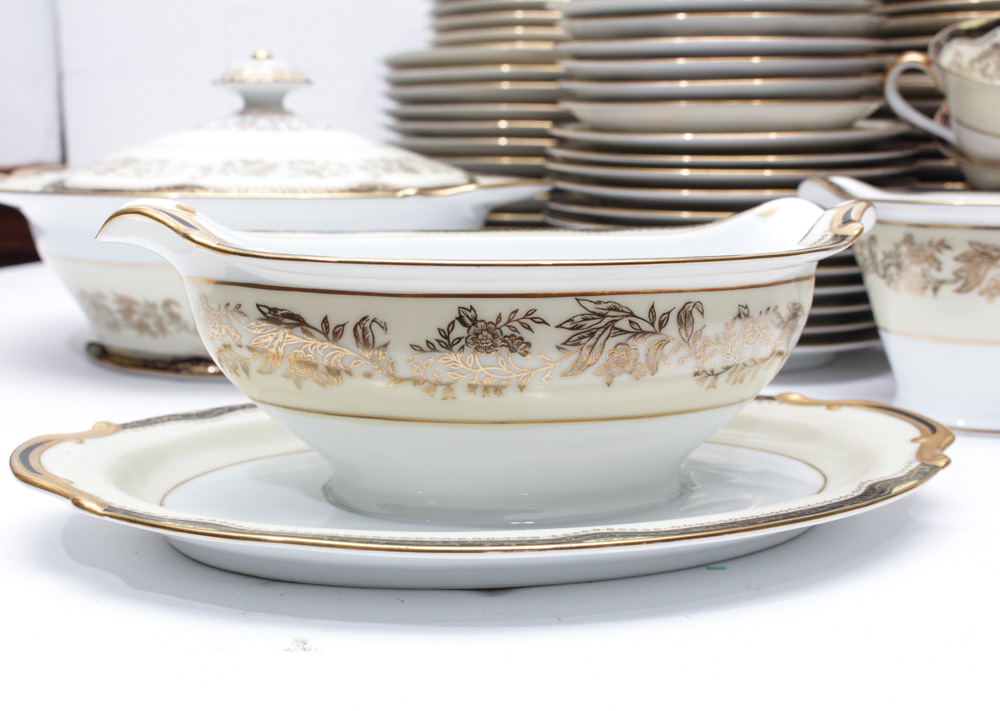 Noritake "Retel" China Service for Twelve