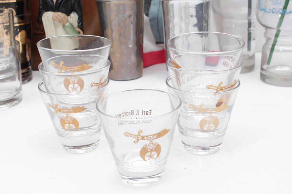 Extensive Mid-Century Barware Collection