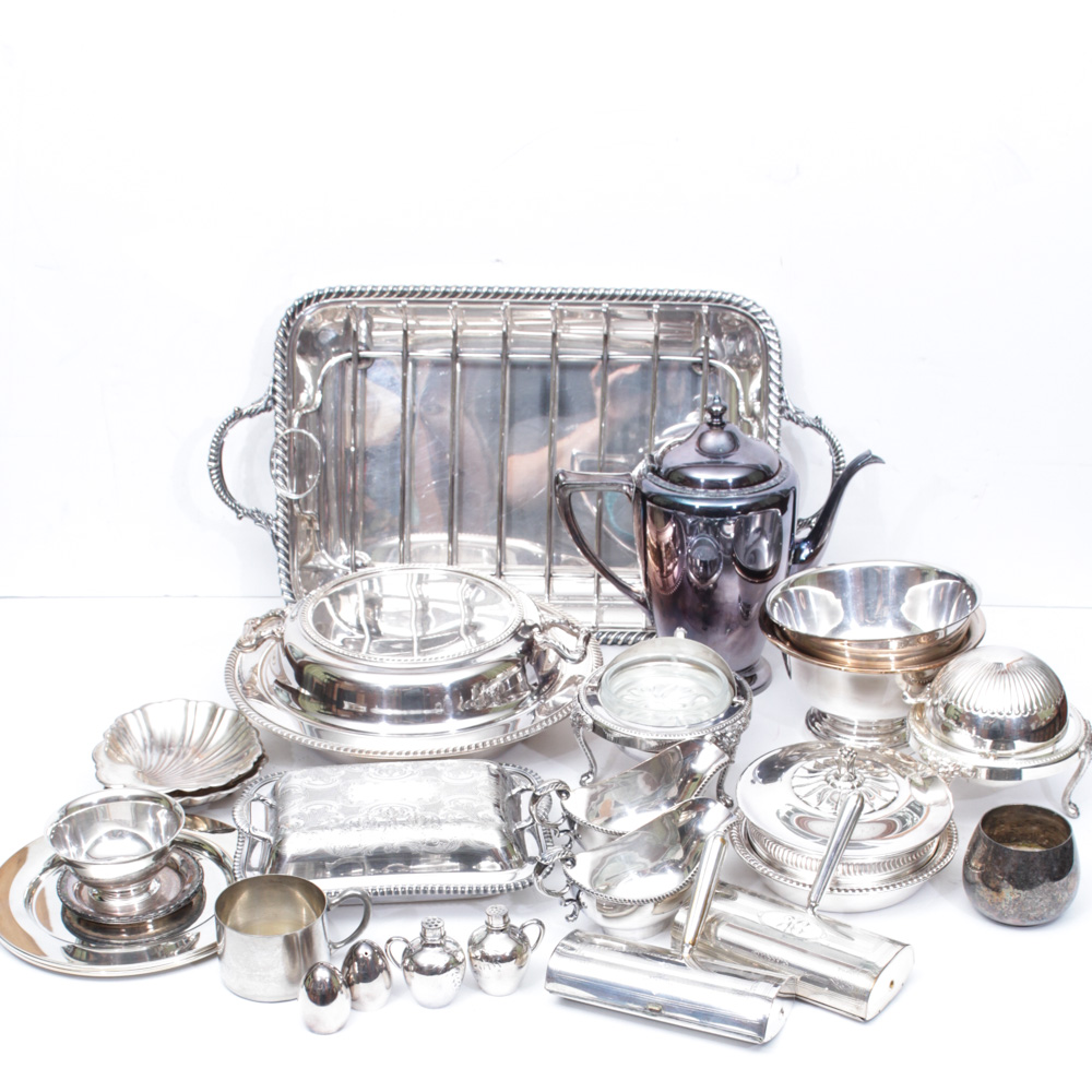 Silver Plate Assortment Featuring Reed & Barton