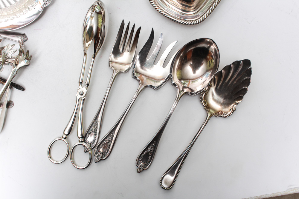 Silver Plate Assortment Featuring William Rogers Co.
