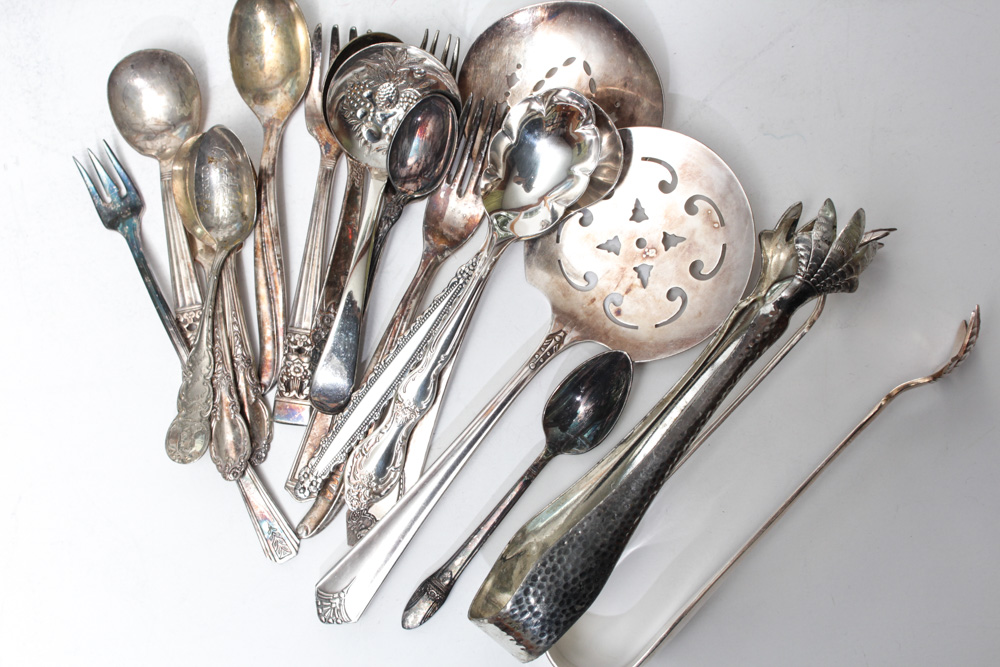 Silver Plate Assortment Featuring William Rogers Co.