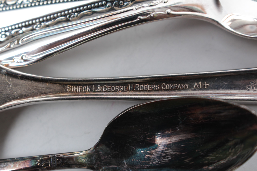 Silver Plate Assortment Featuring William Rogers Co.