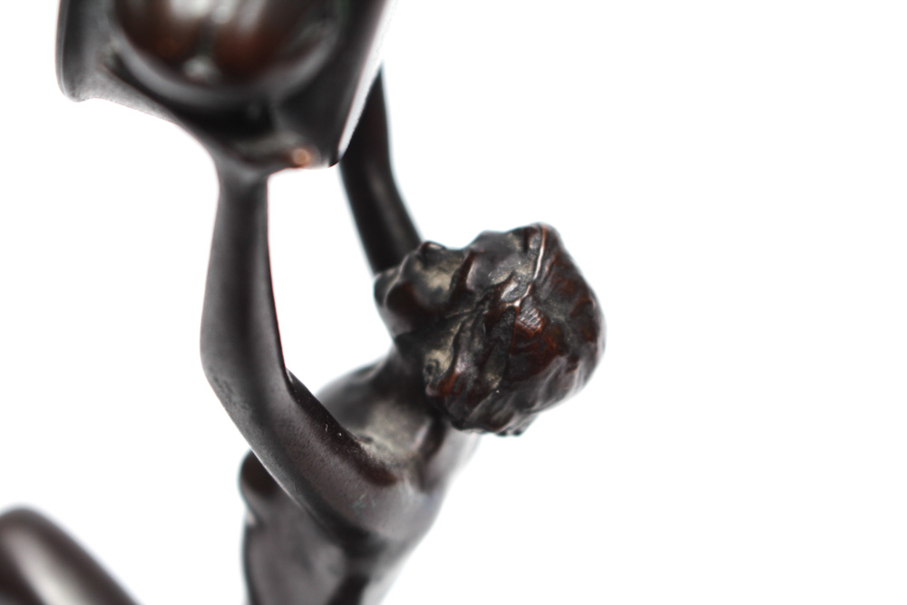 Rare Art Deco Nude Sculptural Promotional Thermometer