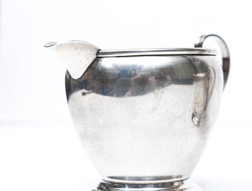 Preisner Sterling Silver Creamer and Sugar